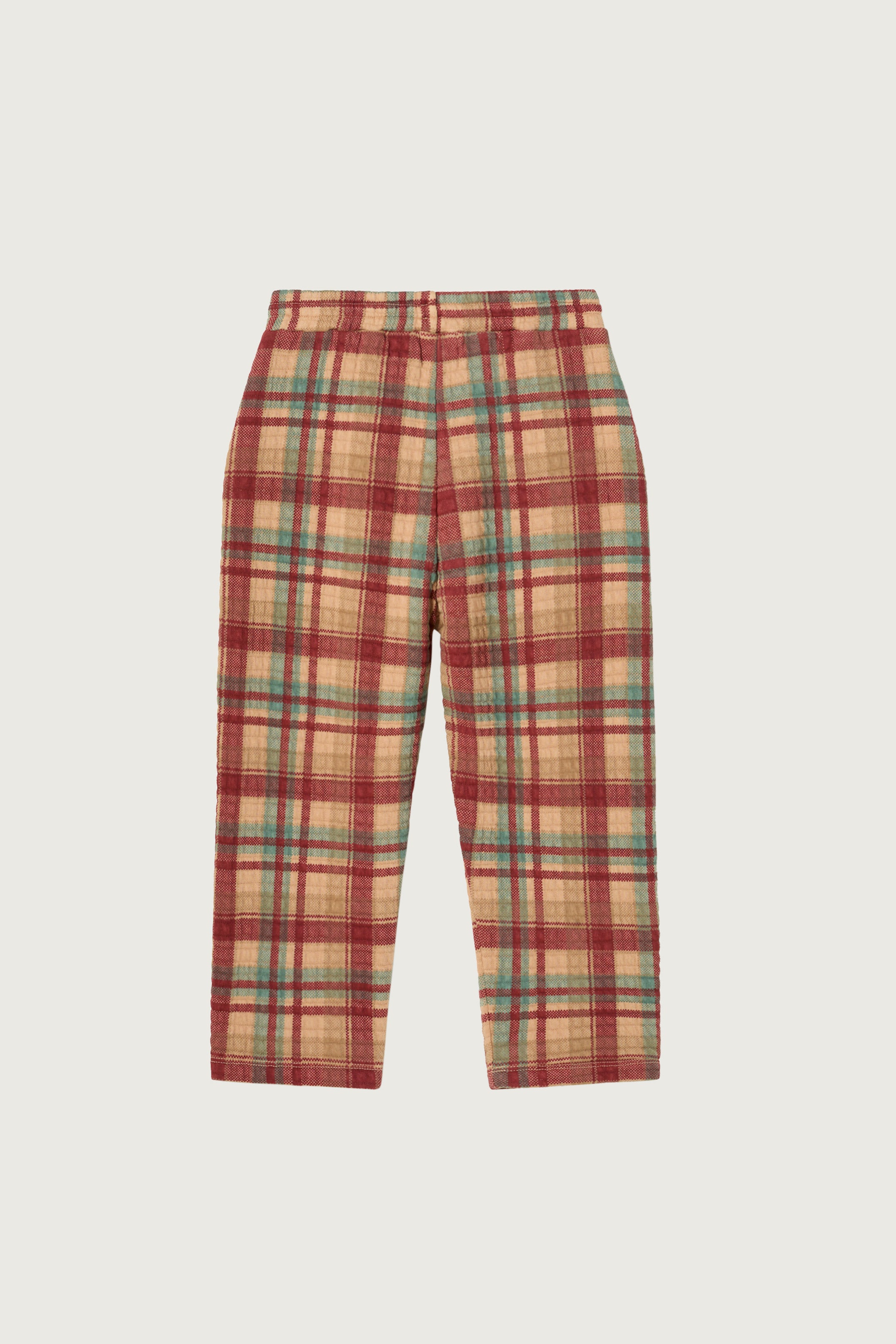 Coco Au Lait PLAID PANTS Chili Oil