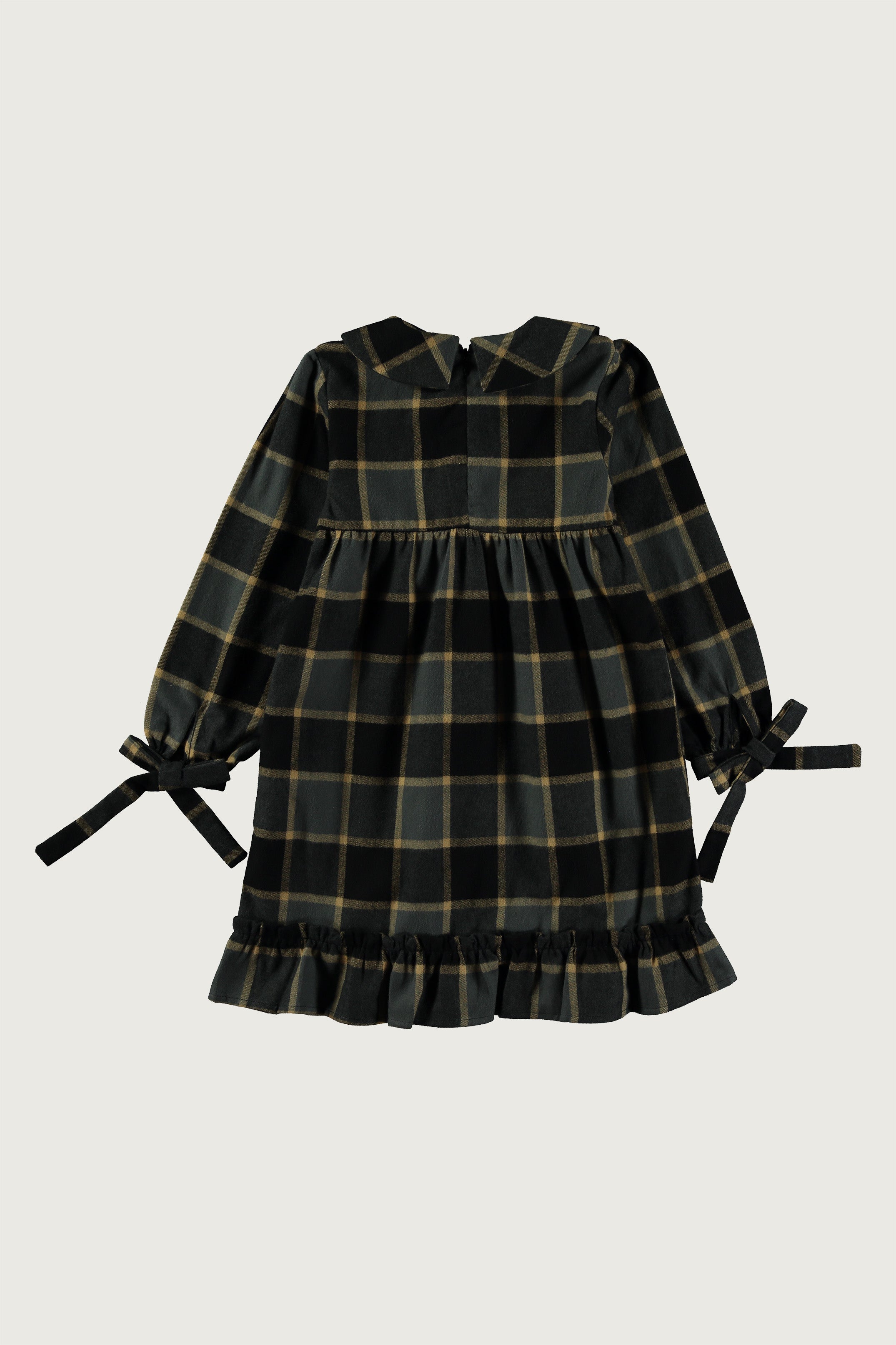 Coco Au Lait PLAID SMOCK DRESS Plaid