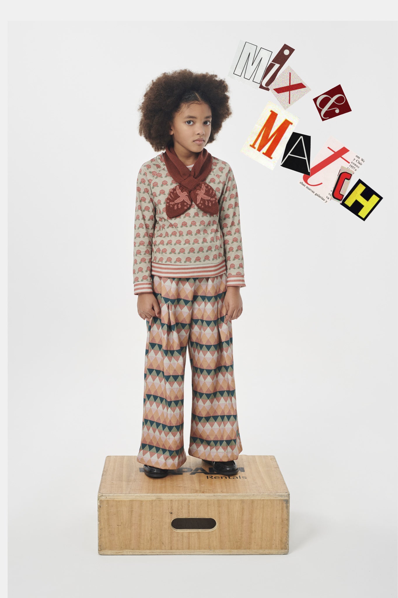 Coco Au Lait ROSES TRIANGULES LOOK  Multicolor