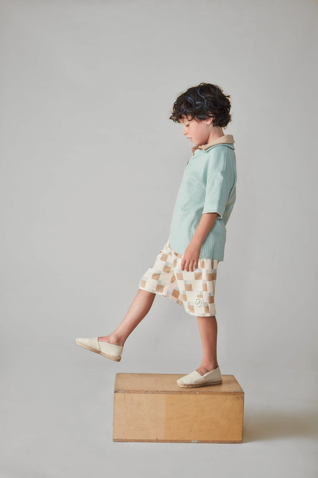 Coco Au Lait SEA FOAM JACQUARD POLO  Sea Foam