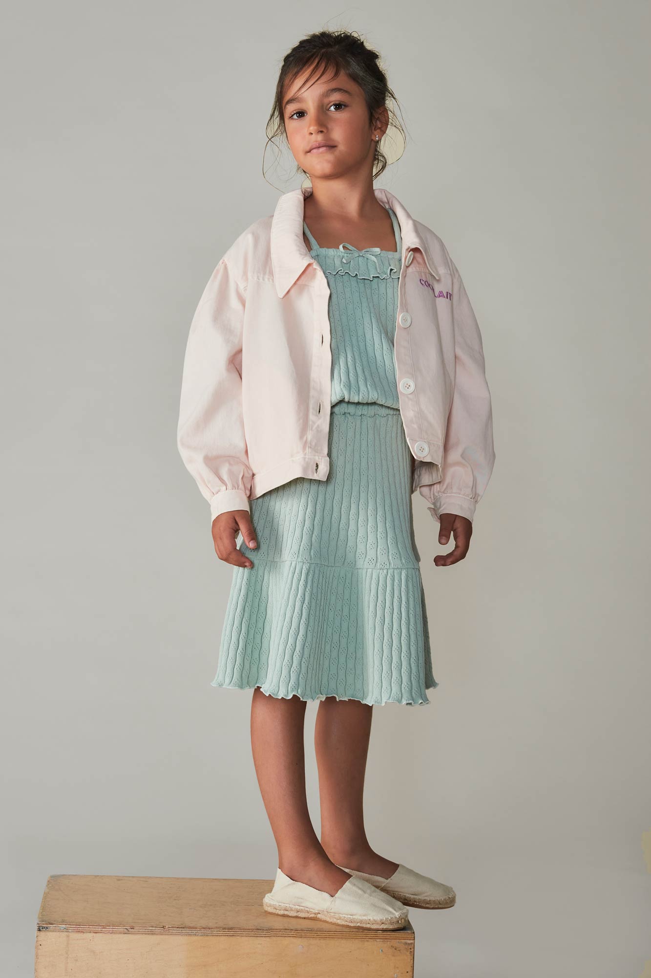 Coco Au Lait SEA FOAM WAVES DRESS  Sea Foam