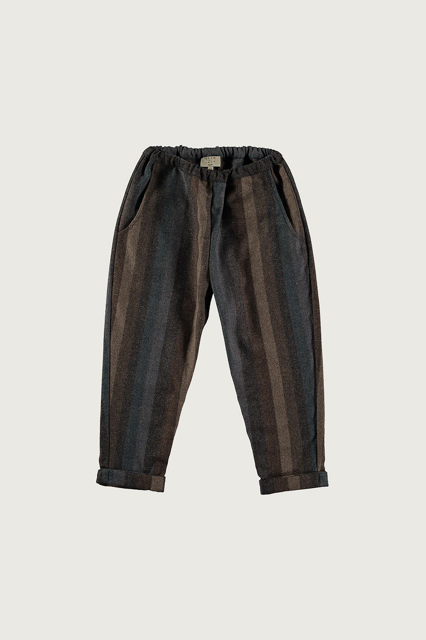 Coco Au Lait STRIPED WOOL TROUSERS Striped AW23