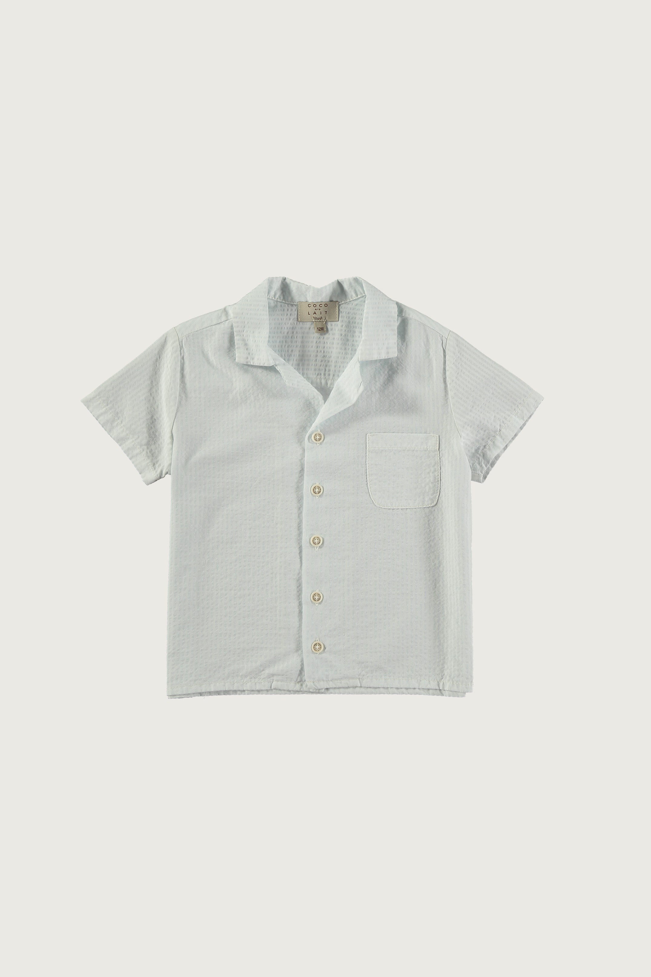 Coco Au Lait TINY STRIPES SHIRT  Glacier Gray