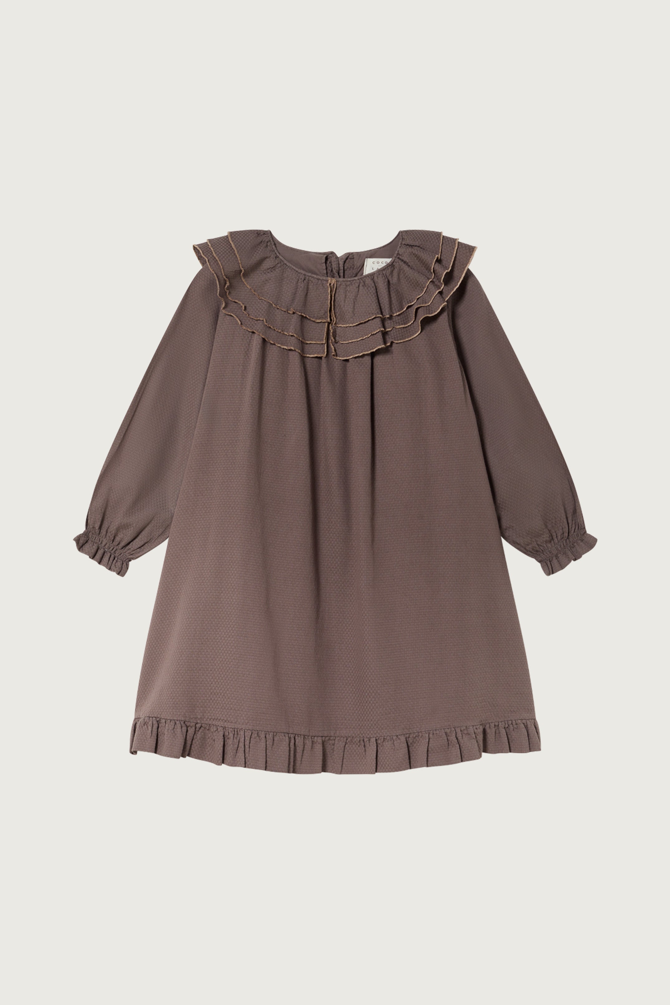 Coco Au Lait TRIPLE COLLAR DRESS Iron