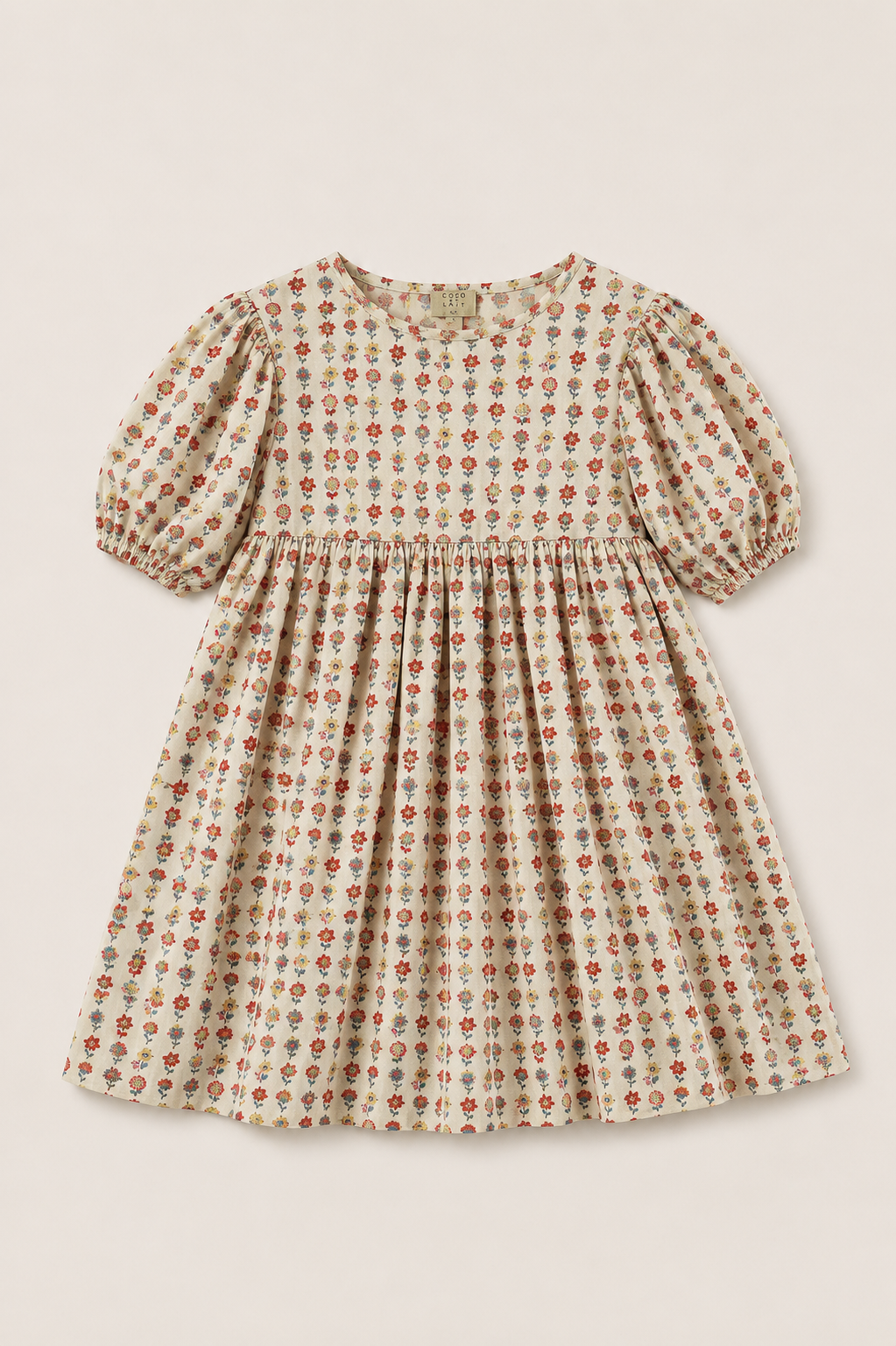 VESTIDO FLOR MINI VINTAGE
