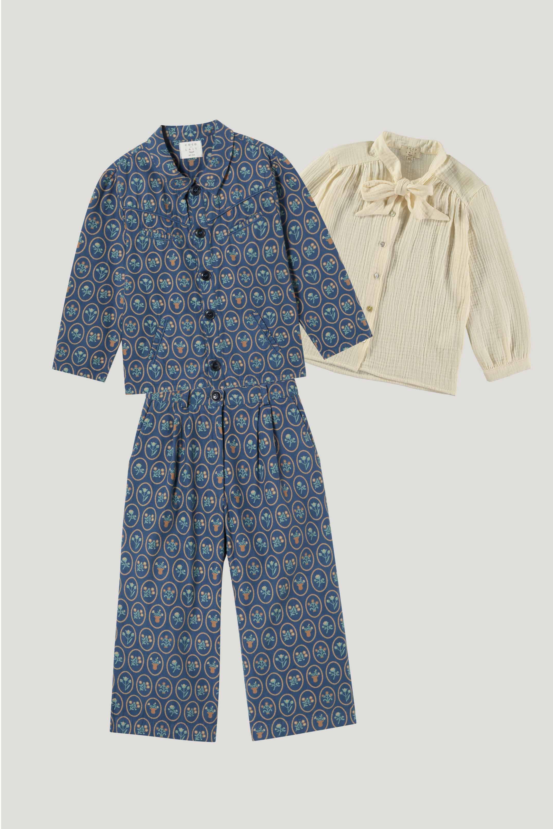 Coco Au Lait VINTAGE TROUSERS Dark Denim