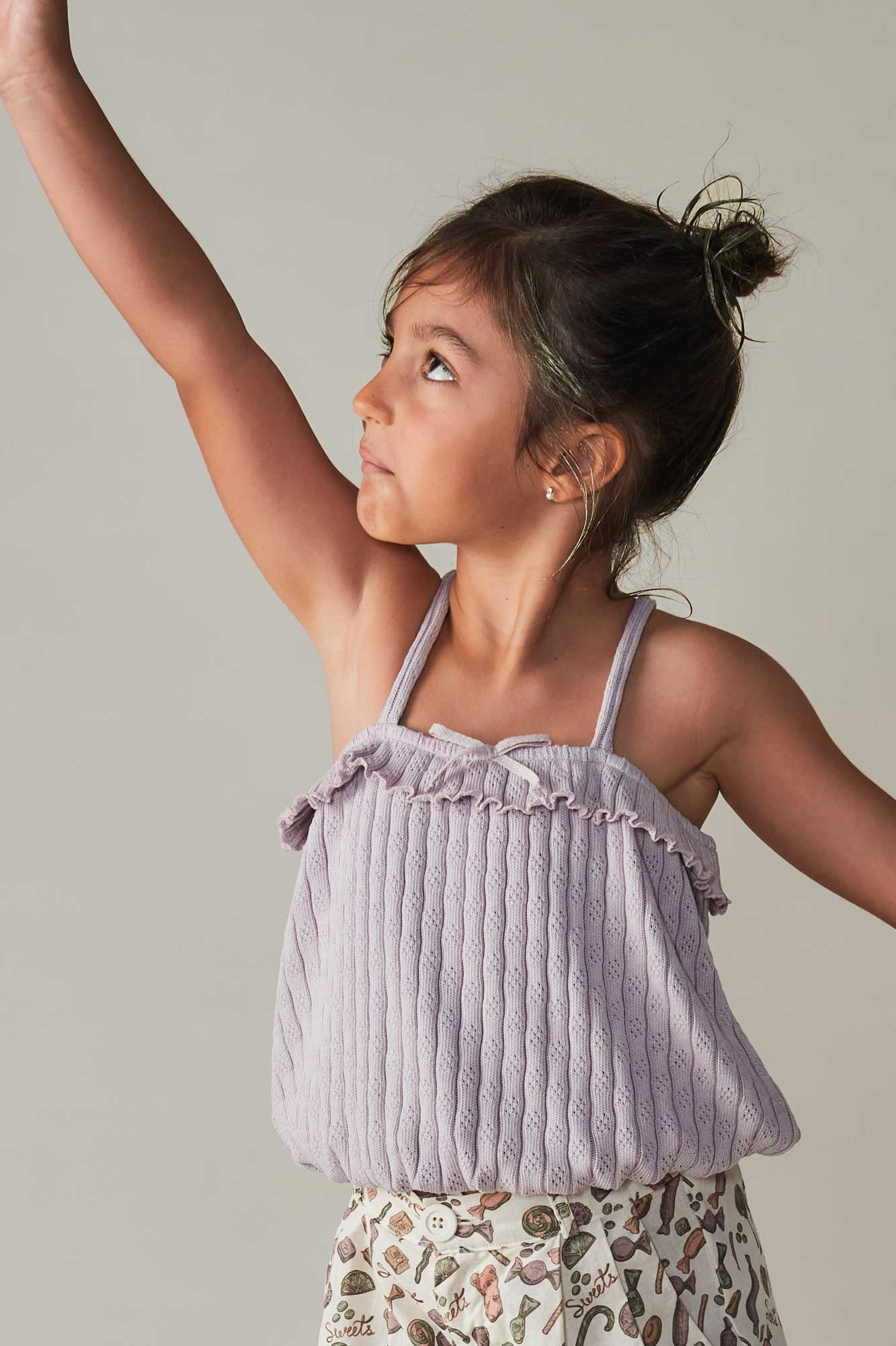 Coco Au Lait VIOLET ICE WAVES TOP Violet Ice