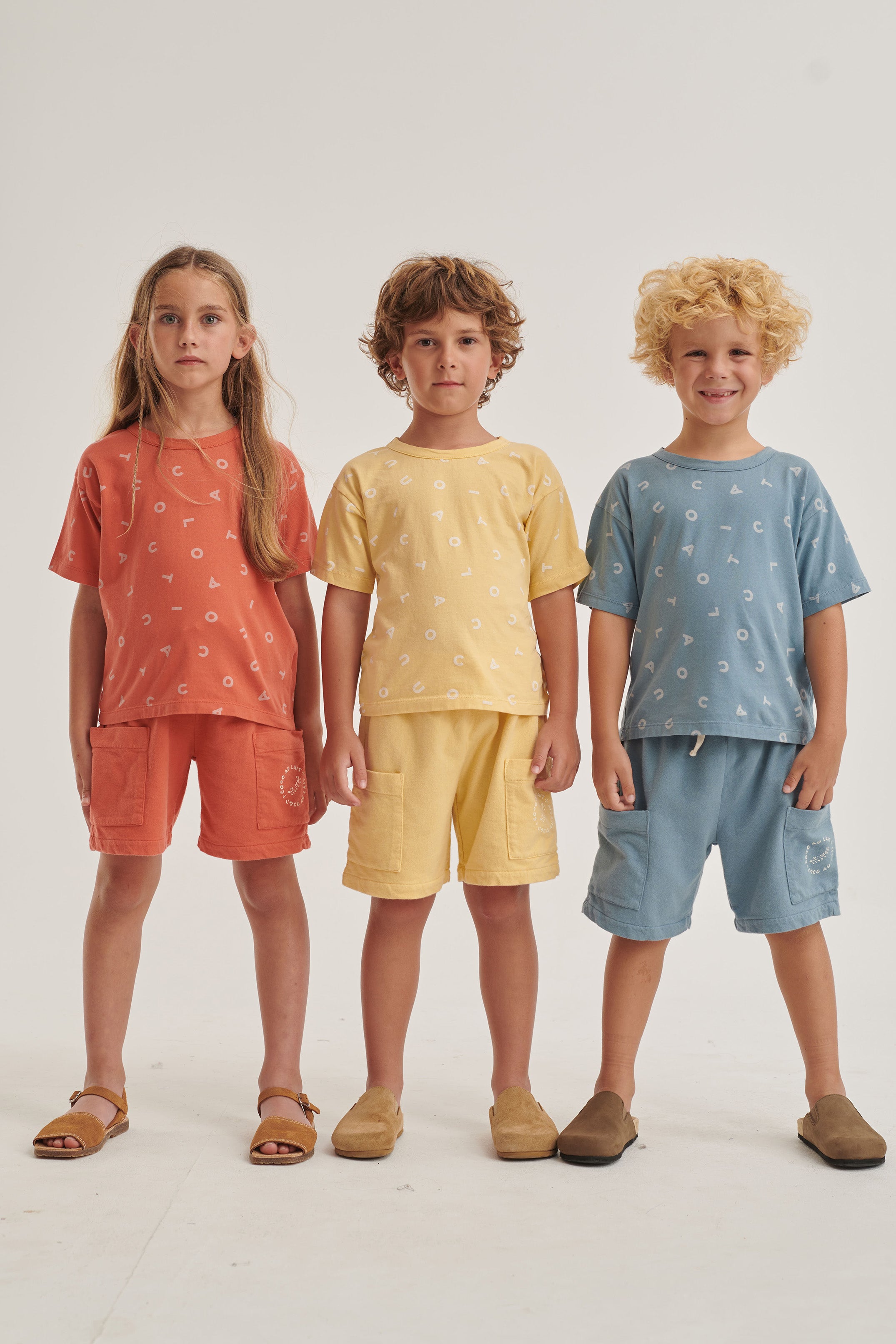 Coco Au Lait YELLOW SWEATHSIRT SHORTS Sahara Sun