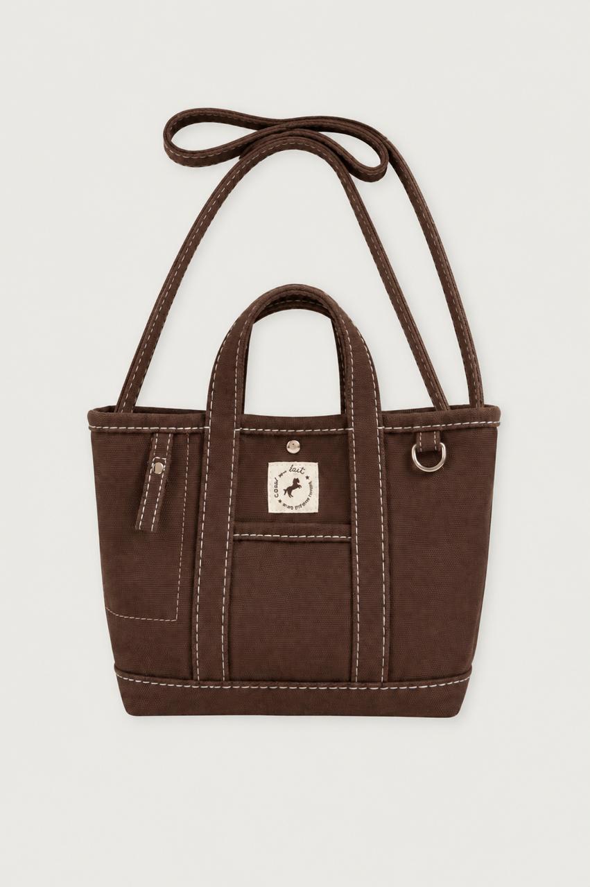 BOLSO CANVAS CHOCOLATE