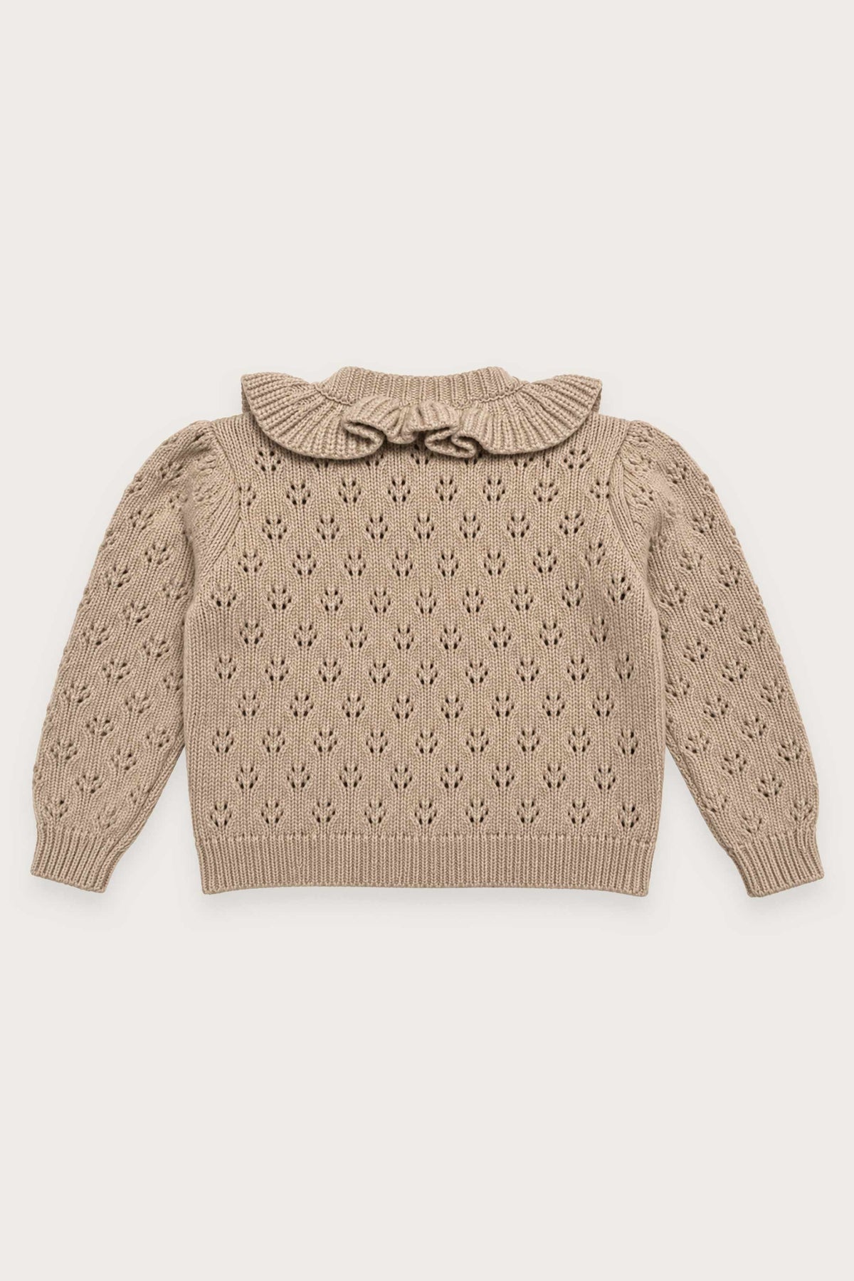 CÁRDIGAN DE PUNTO BEIGE BEBÉ