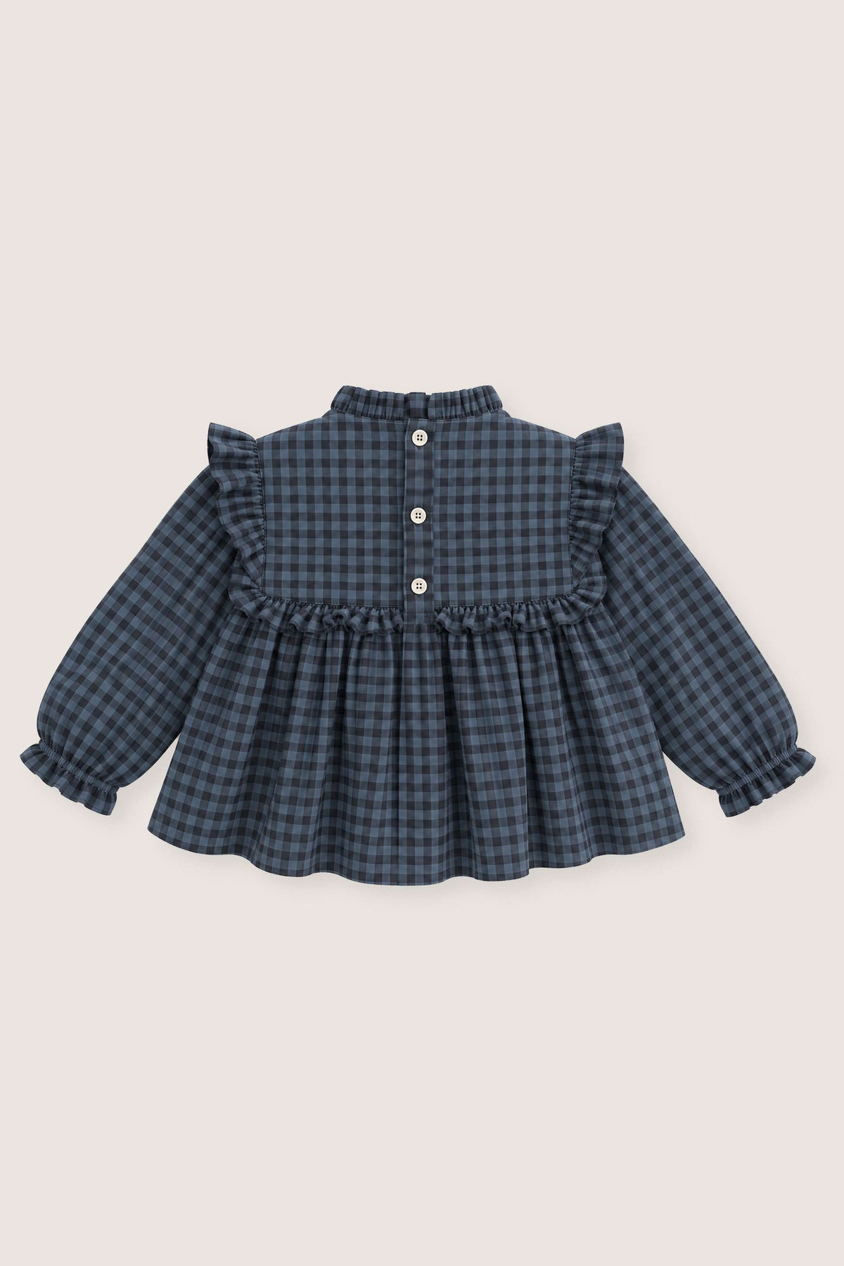 BLUSA VICHY BEBÉ BORDADA
