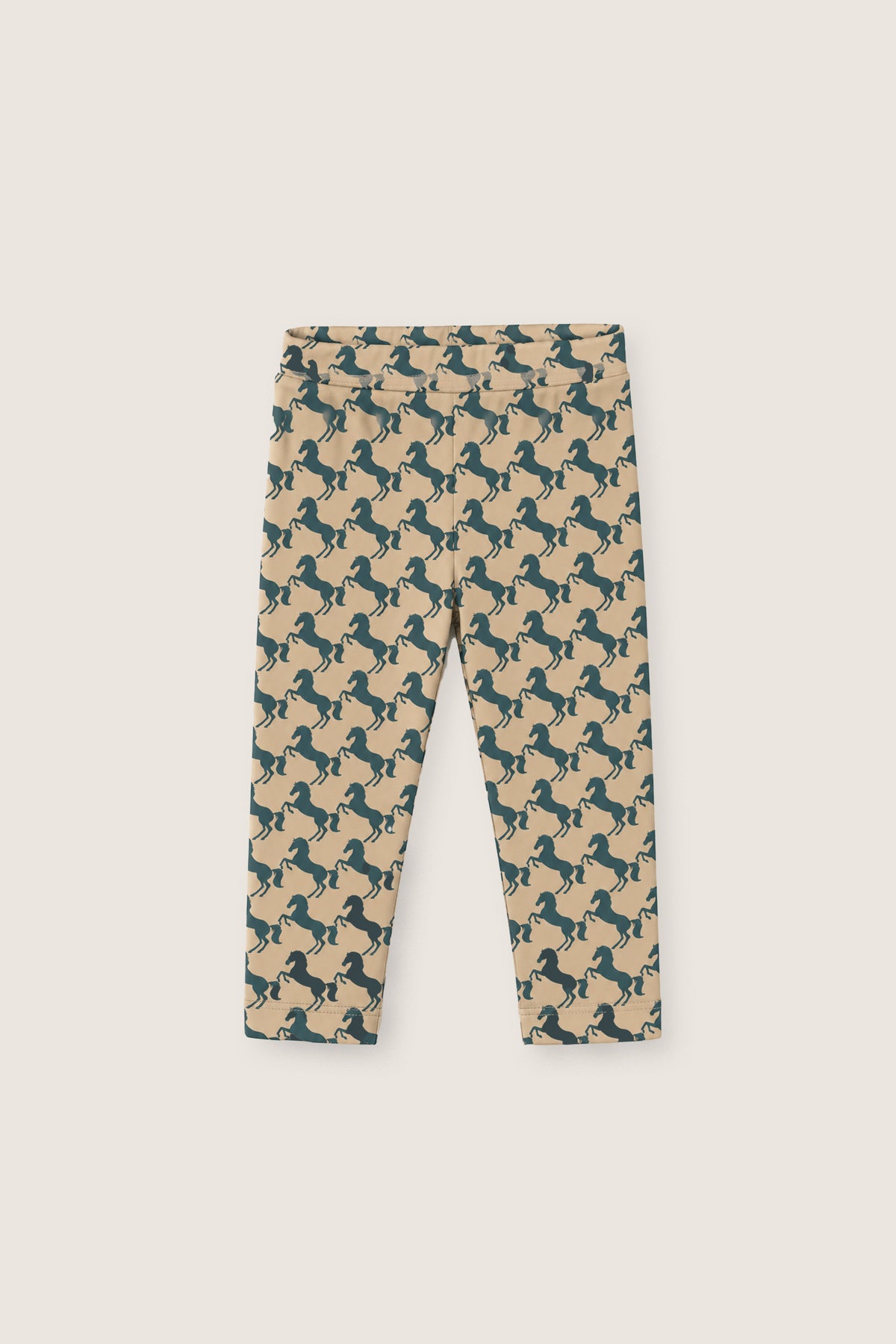 LEGGING BEBÉ MINI CABALLOS BEIGE