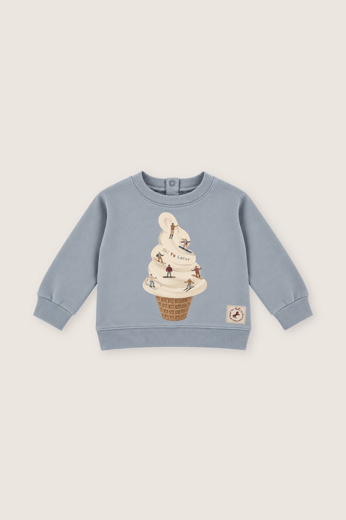 SUDADERA ESQUIADORES Y HELADOS QUARRY BEBÉ