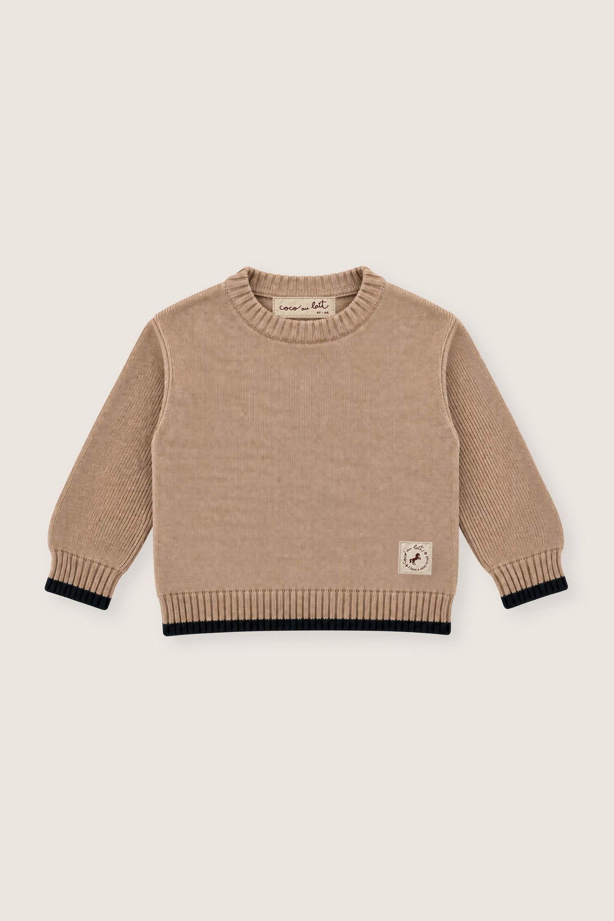 JERSEY DE PUNTO BEIGE