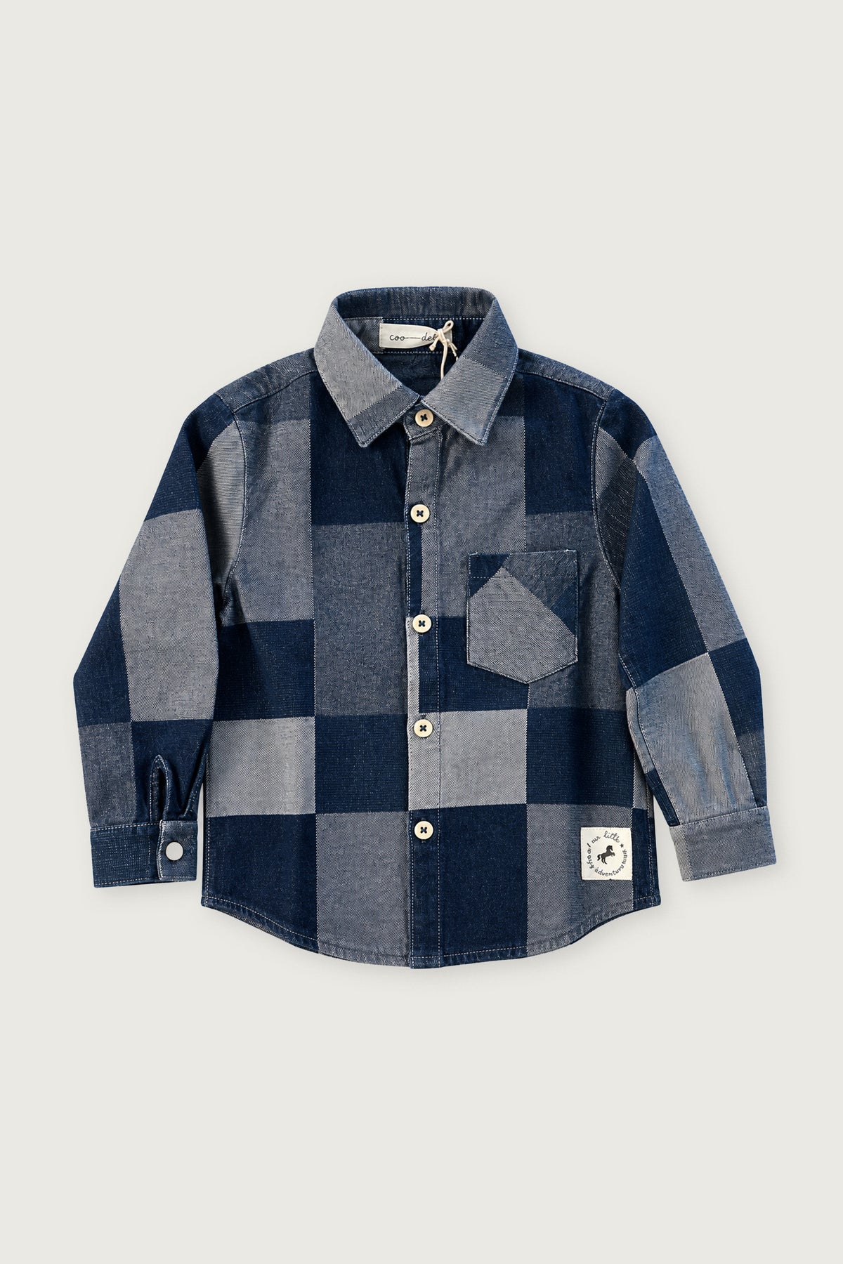 CAMISA DENIM PATCH