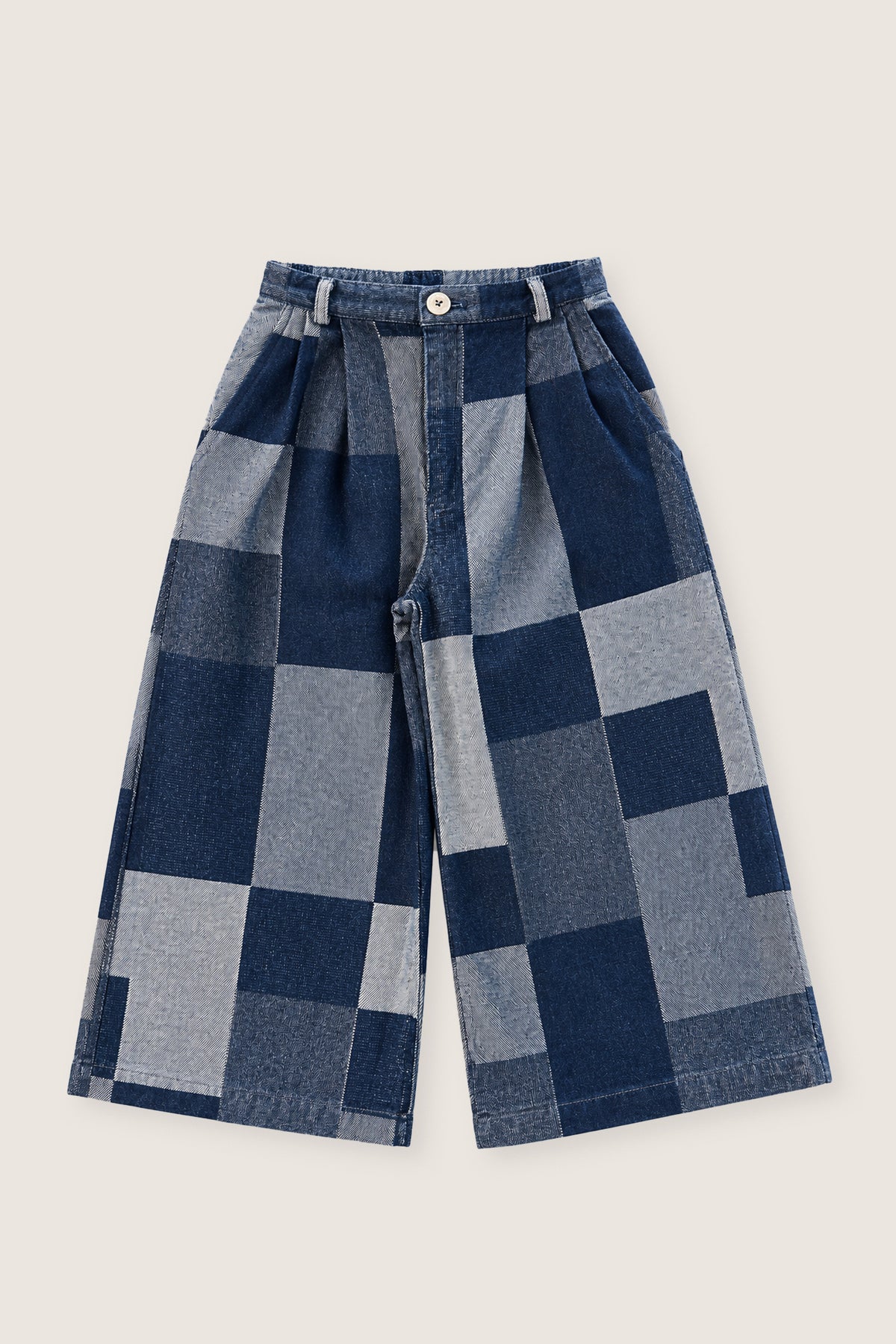 PANTALÓN ANCHO DENIM PATCH