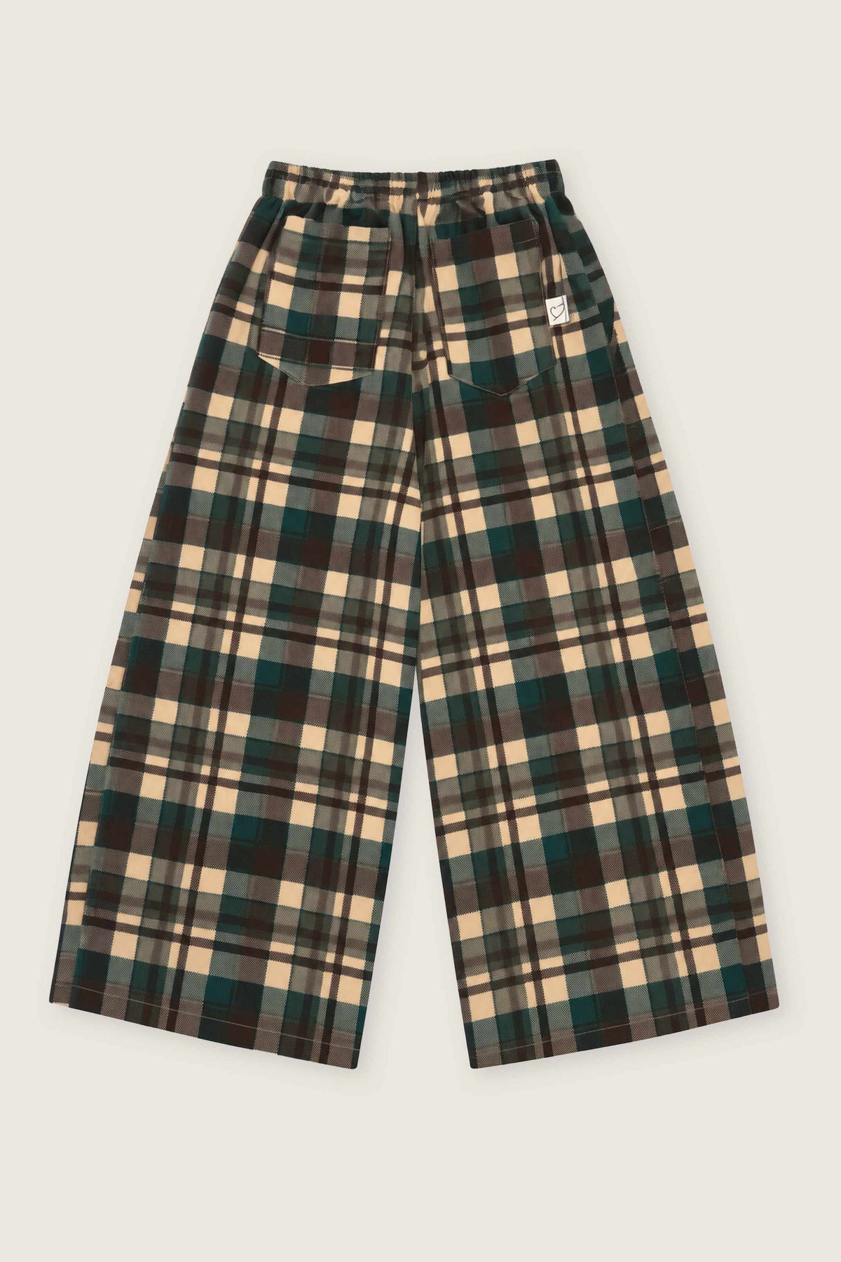 PANTALÓN ANCHO CUADROS MICROPANA