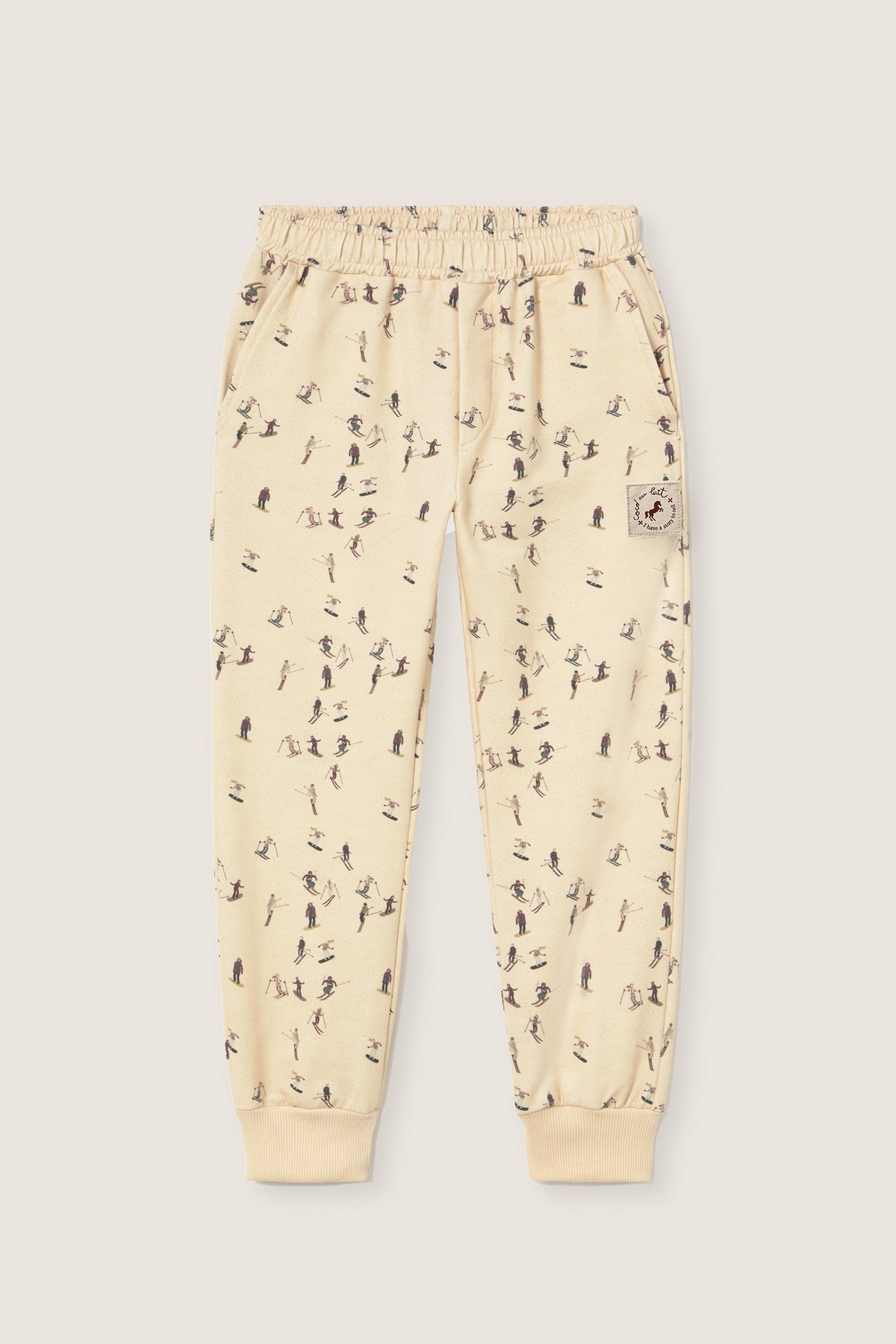 PANTALÓN DE PUNTO ESQUIADORES ALL OVER VANILLA