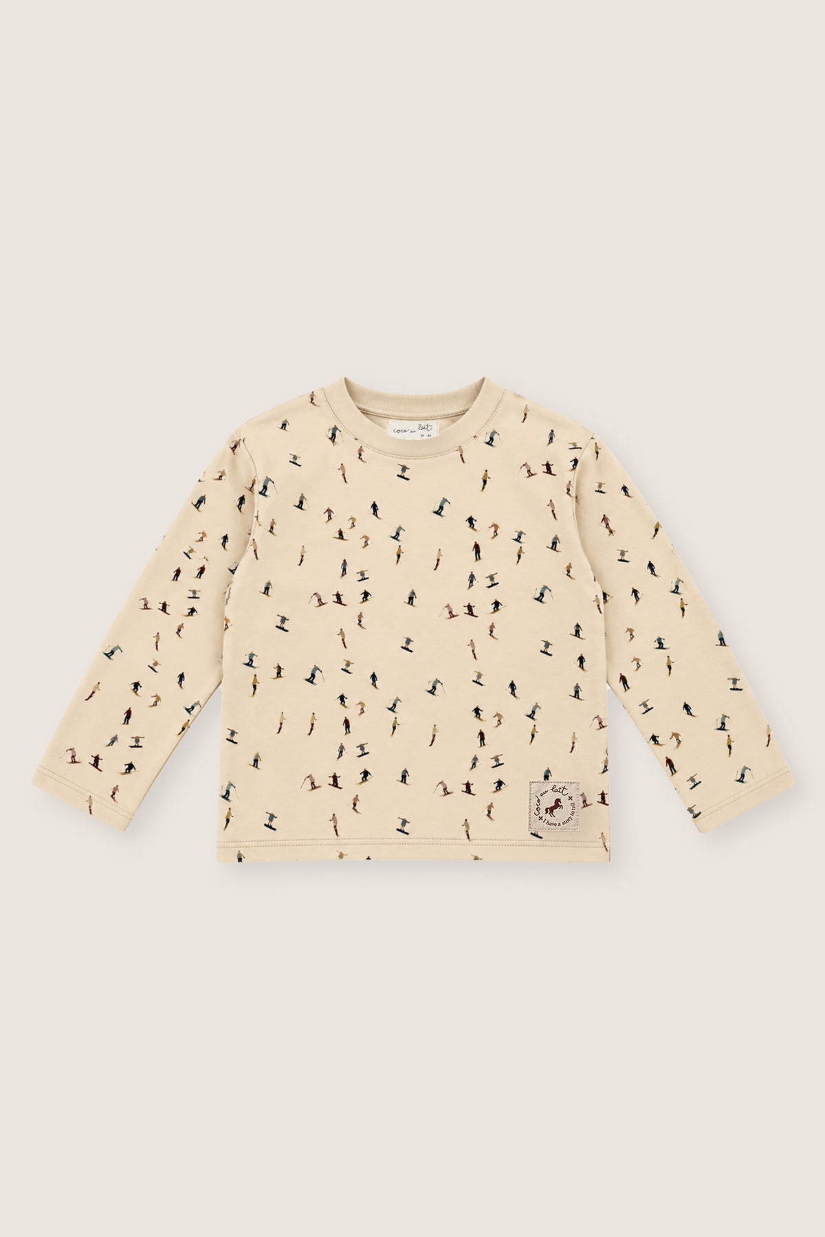 CAMISETA ESQUIADORES ALL OVER VANILLA