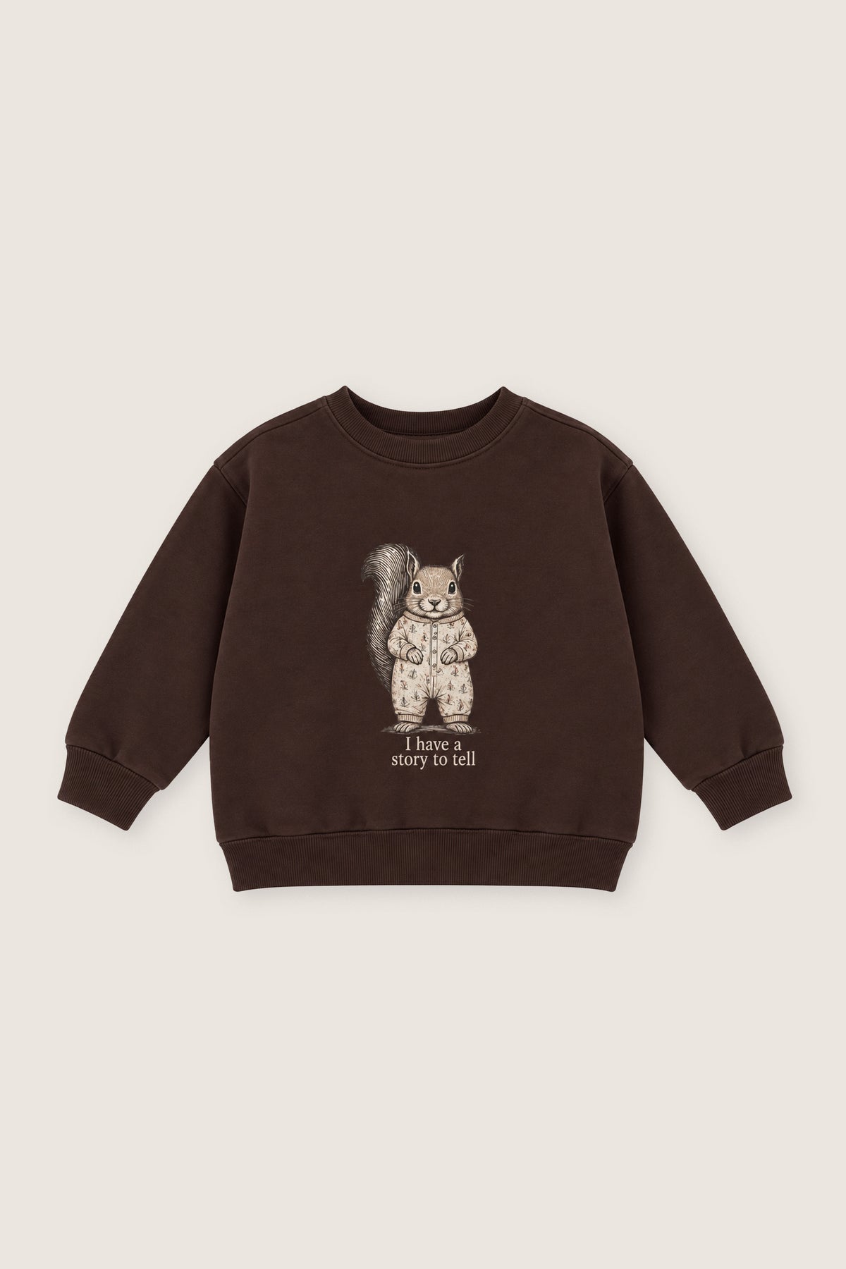 SUDADERA ARDILLA XOCOLAT