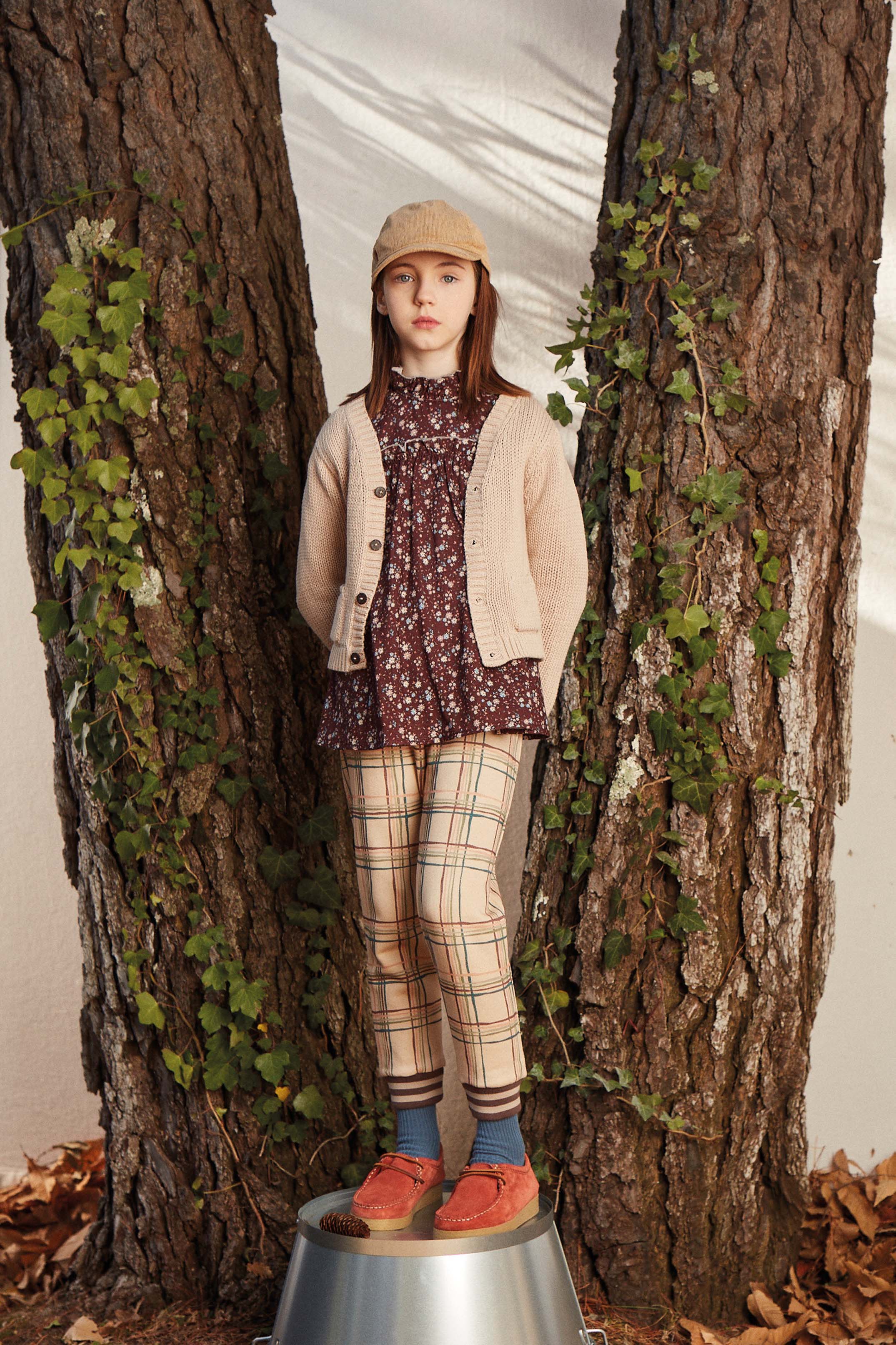 Coco Au Lait BROWN FLOWERS BLOUSE Brown Flowers