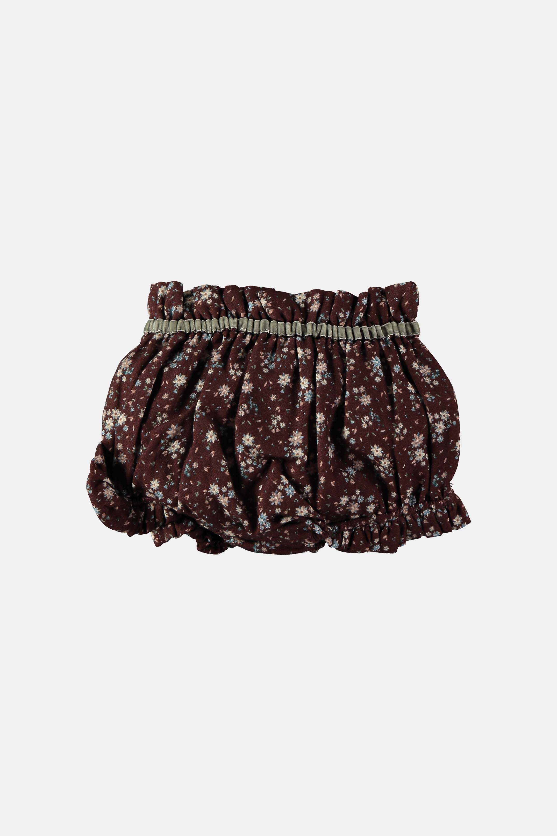 Coco Au Lait BROWN FLOWERS CULOTTE Brown Flowers