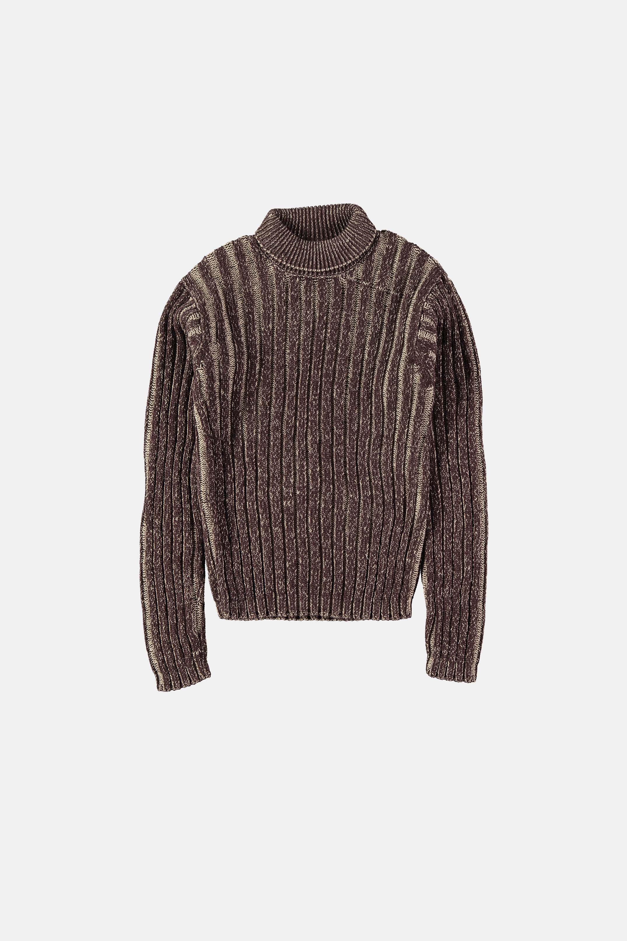 Coco Au Lait BURLWOOD TURTLE NECK SWEATER Burlwood
