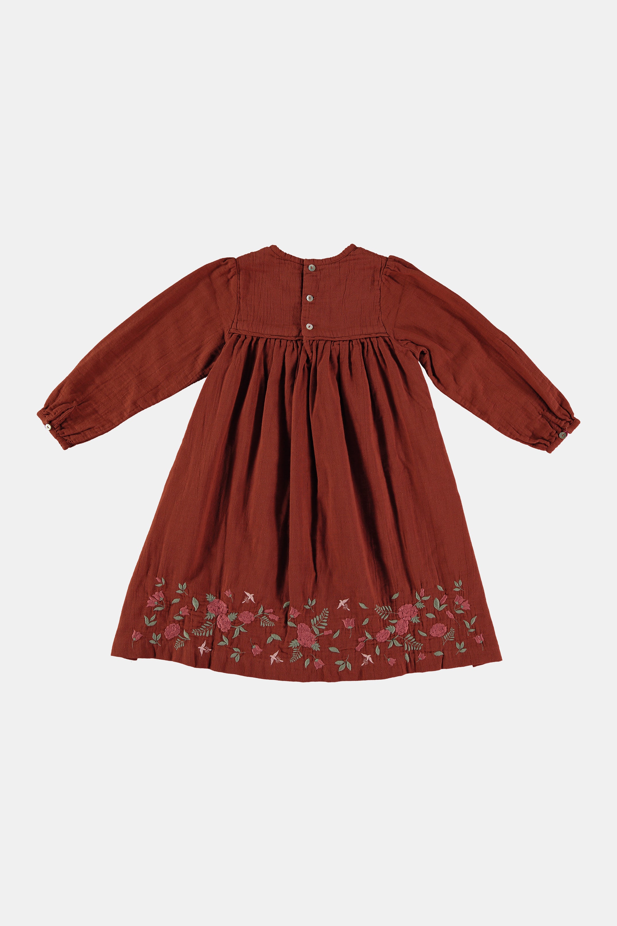 Vestido Flores Bordadas Brandy