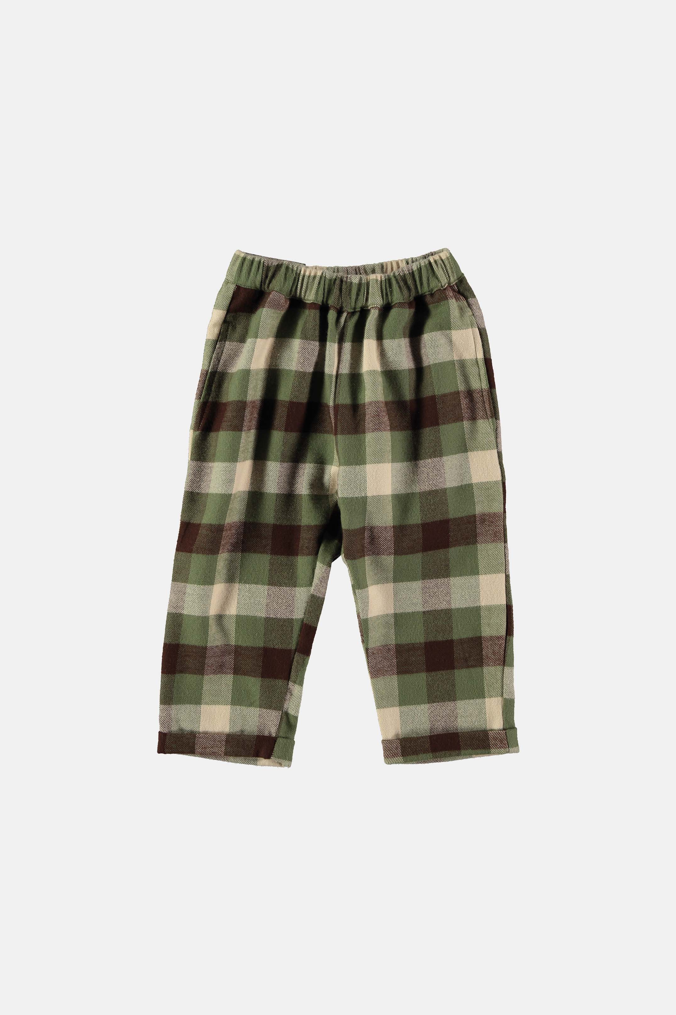 Coco Au Lait CHECKERED BABY TROUSERS Checks AW22