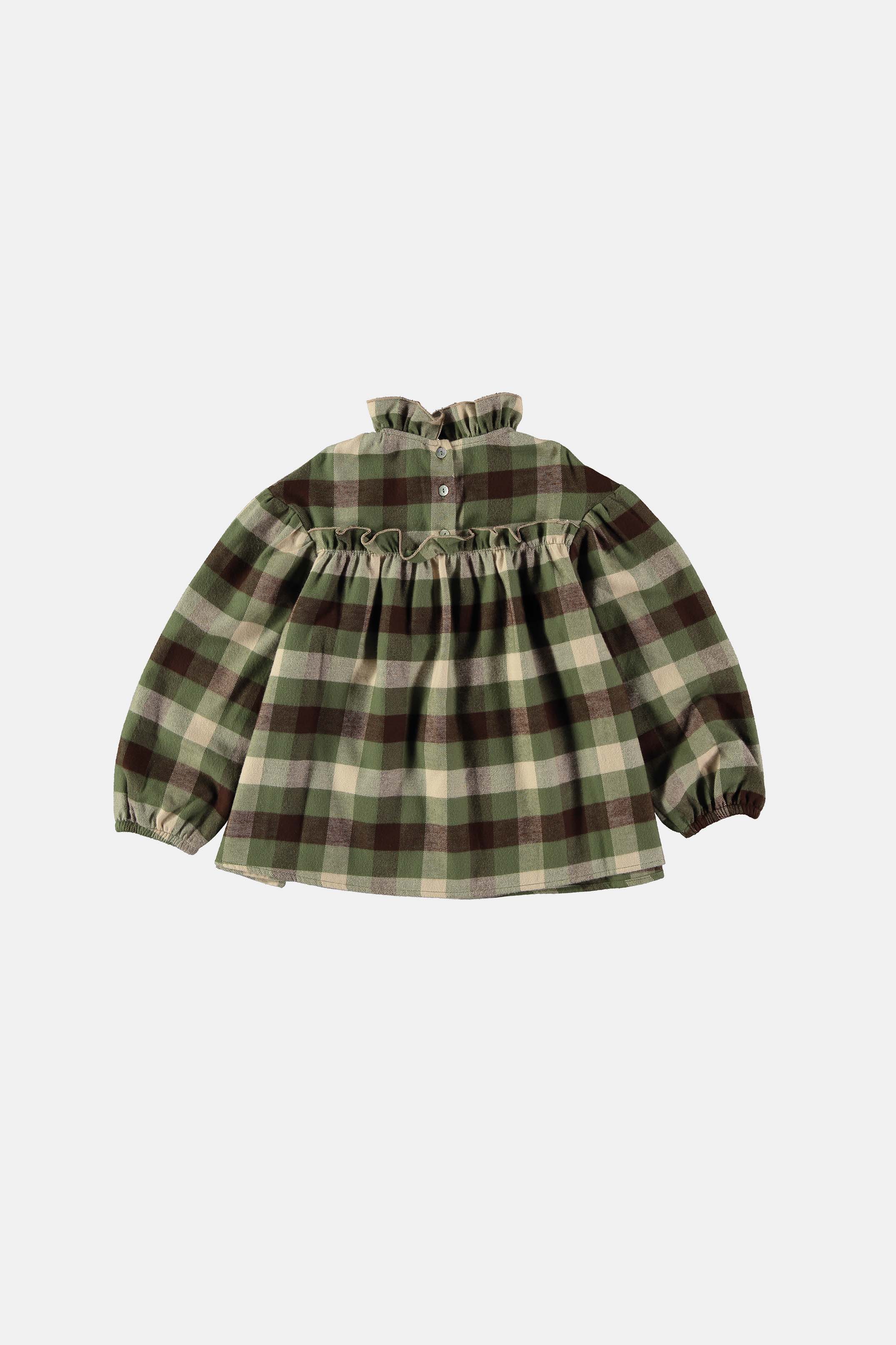 Coco Au Lait CHECKERED BLOUSE Checks AW22