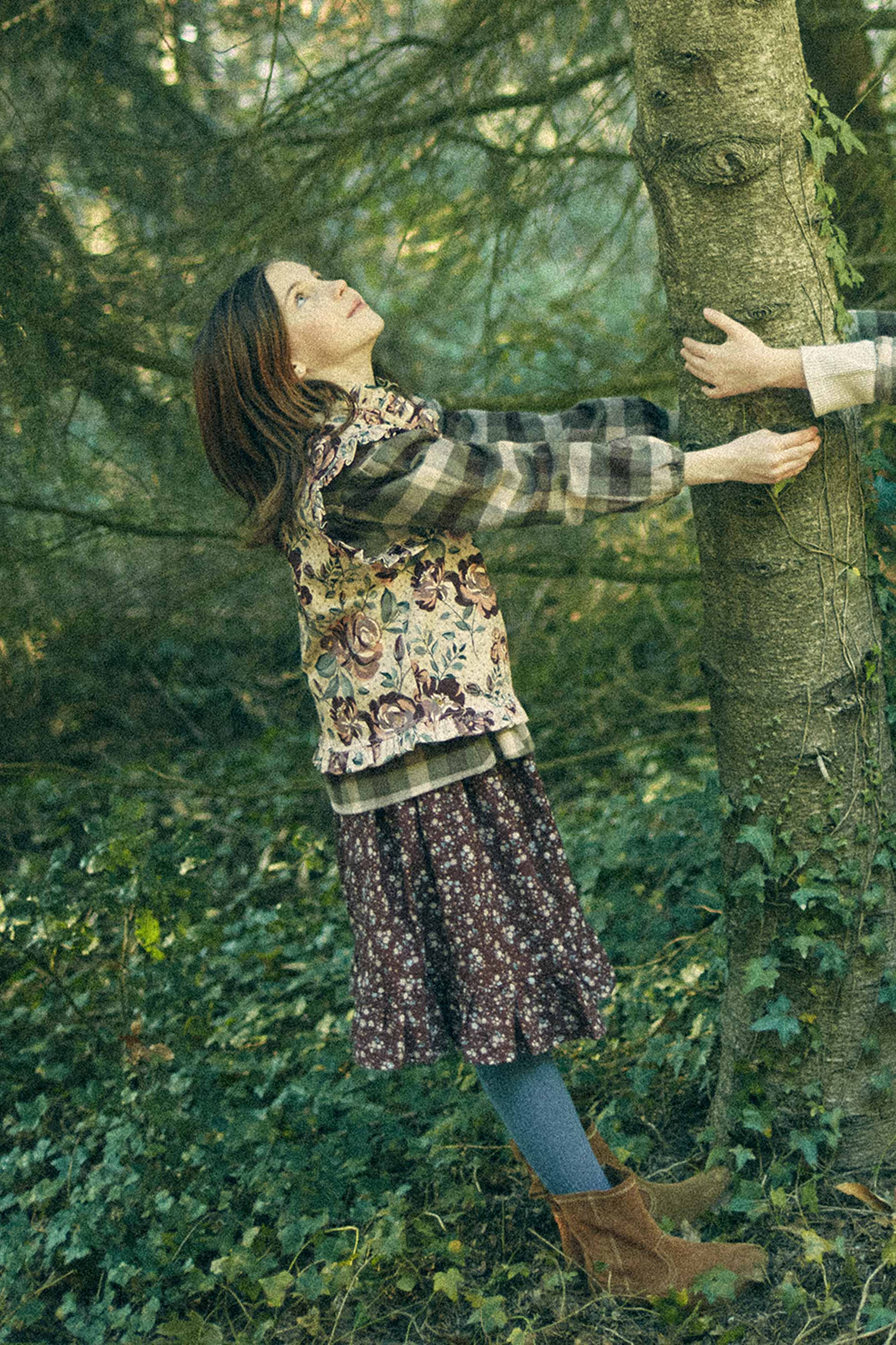 Coco Au Lait CHECKERED BLOUSE Checks AW22