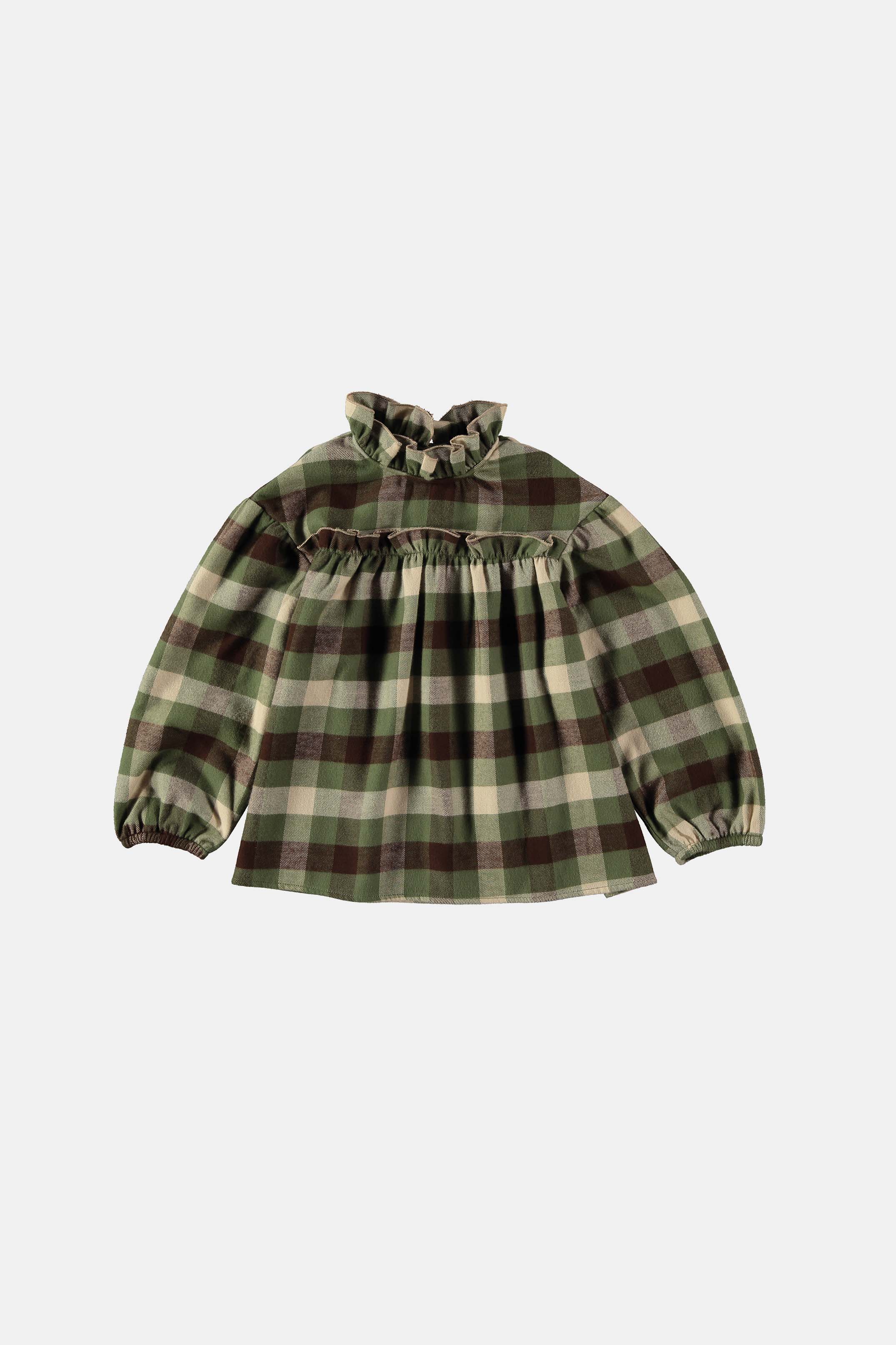 Coco Au Lait CHECKERED BLOUSE Checks AW22