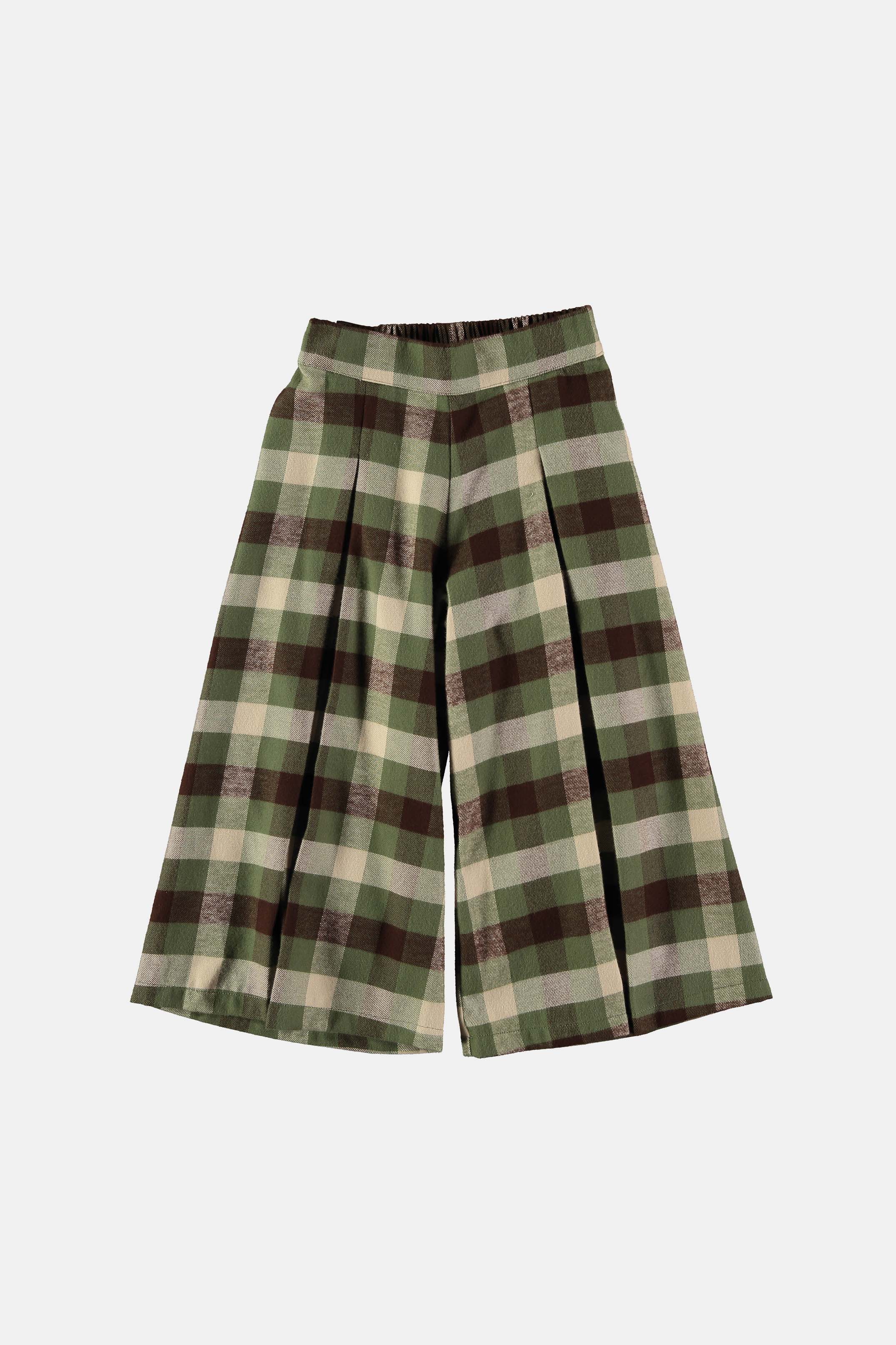 Coco Au Lait CHECKERED FLARED TROUSERS Checks AW22