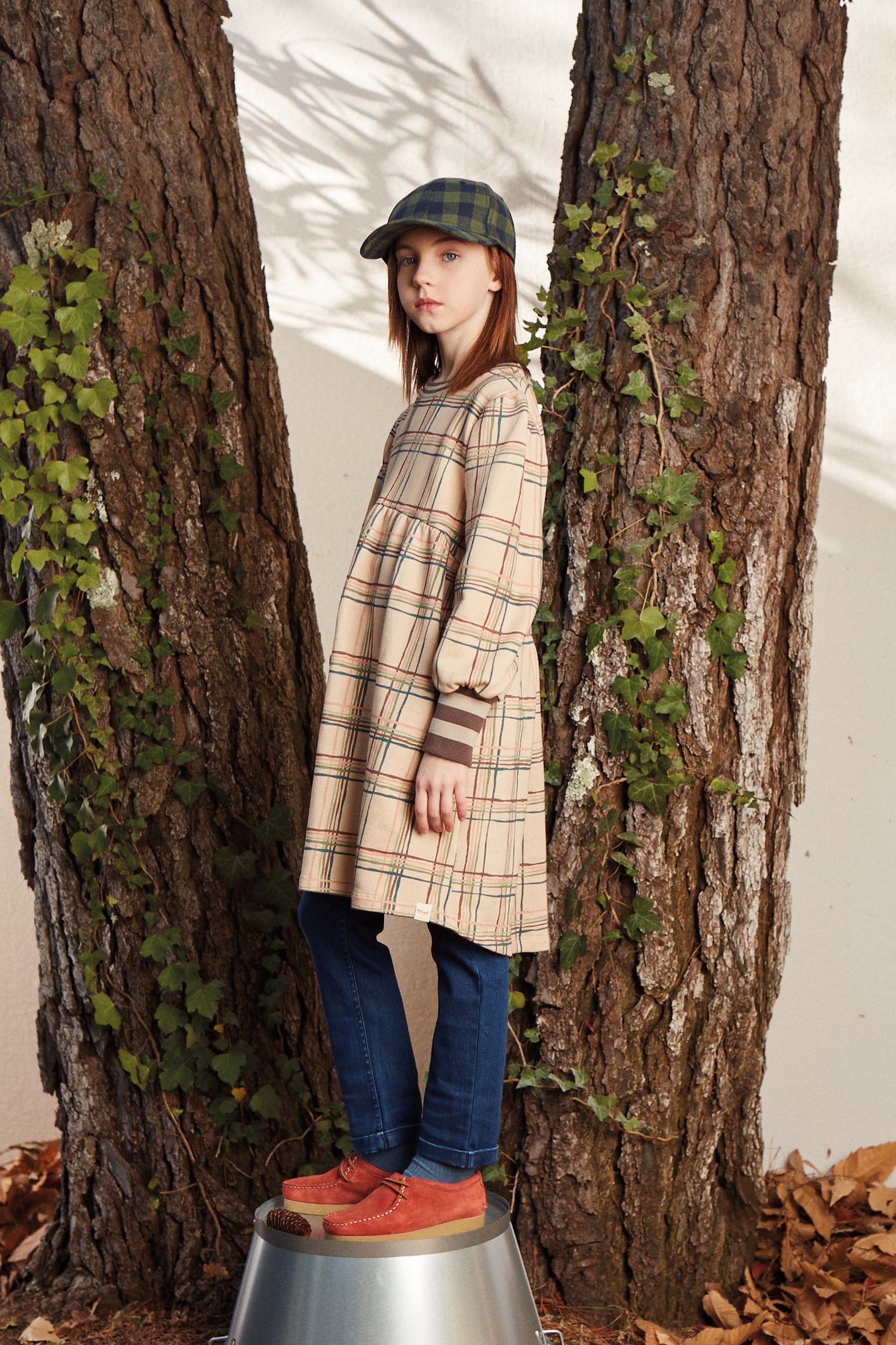 Coco Au Lait CHECK PLUSH DRESS Checks AW22