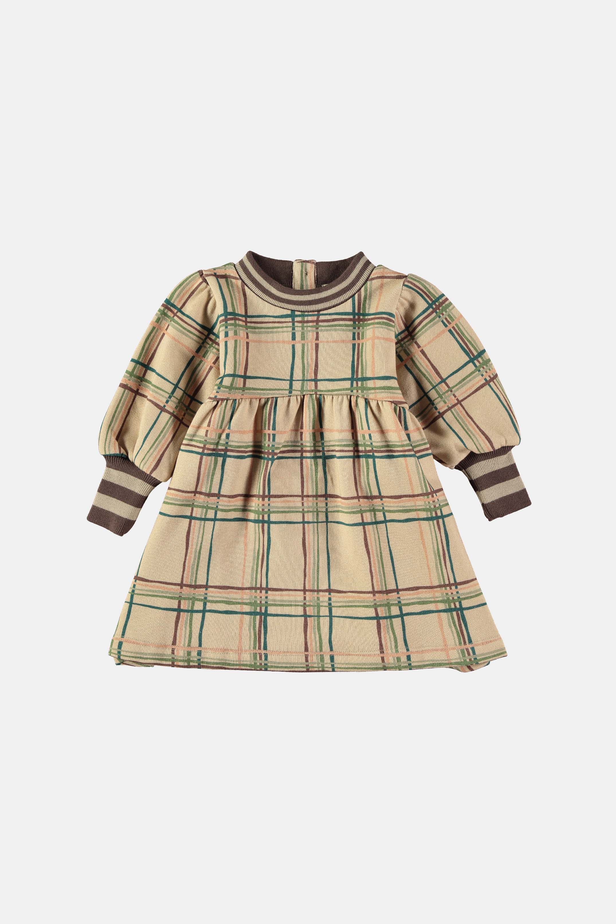 Coco Au Lait CHECK PLUSH DRESS Checks AW22