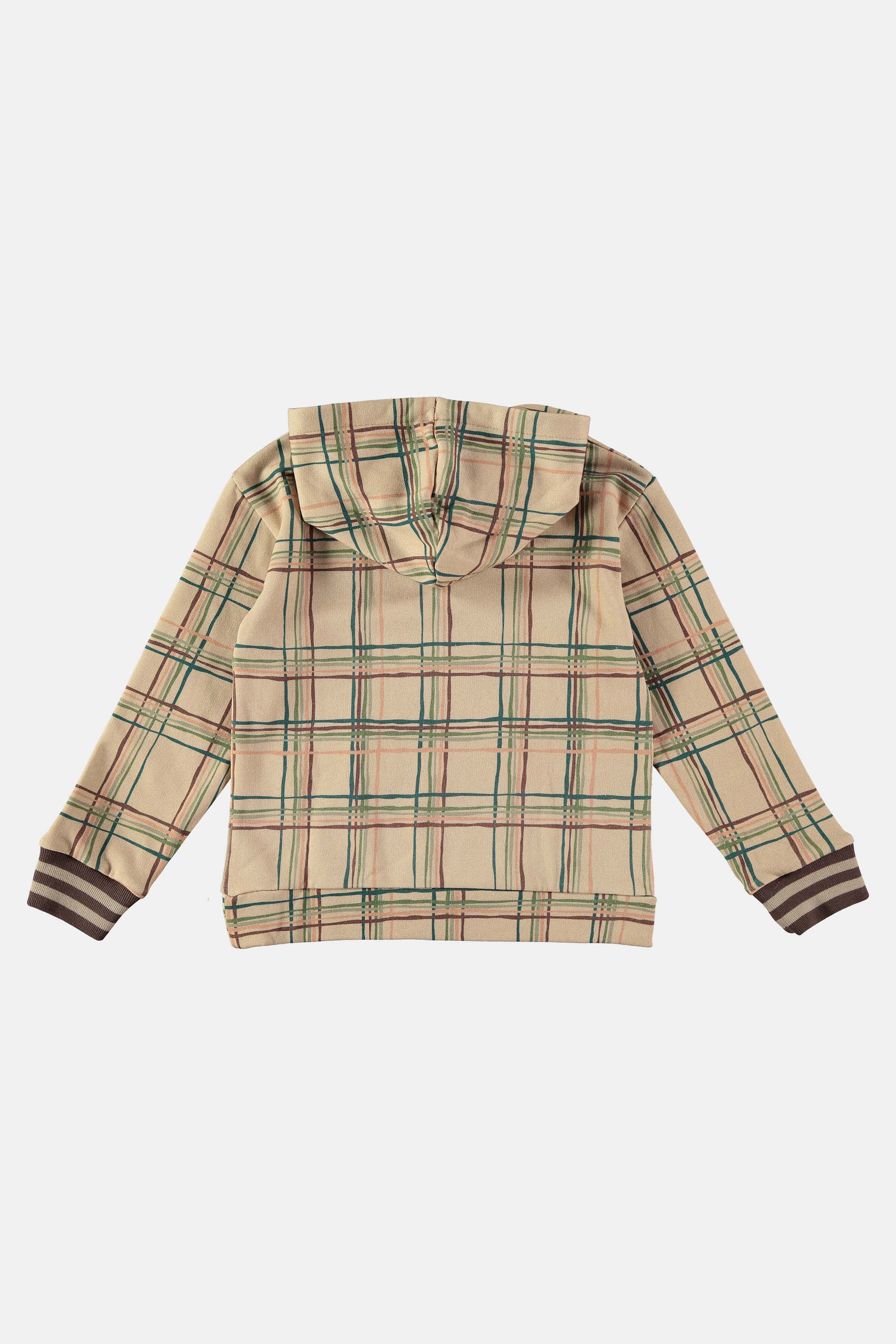 Coco Au Lait CHECK PLUSH SWEATSHIRT Checks AW22