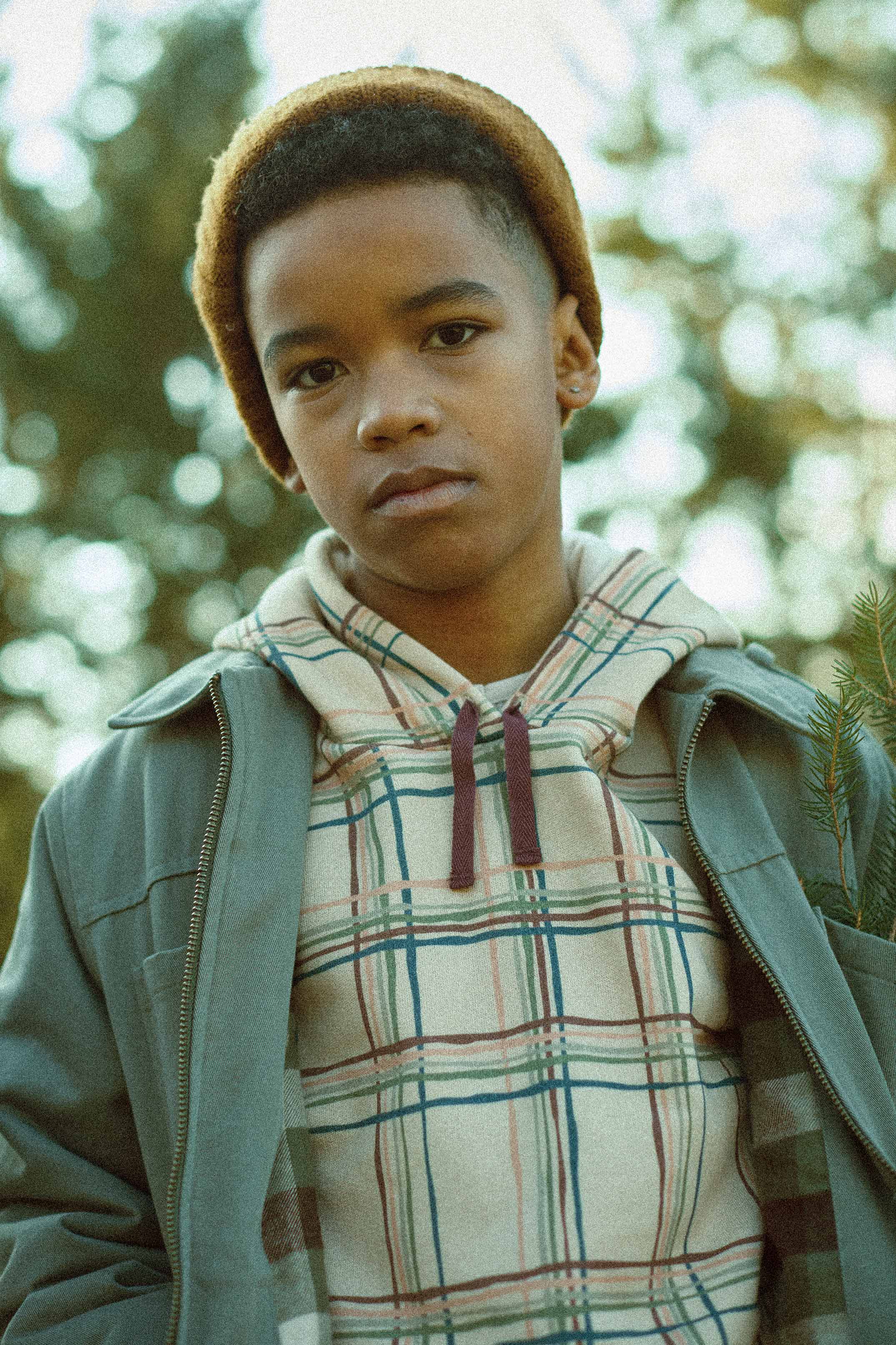 Coco Au Lait CHECK PLUSH SWEATSHIRT Checks AW22