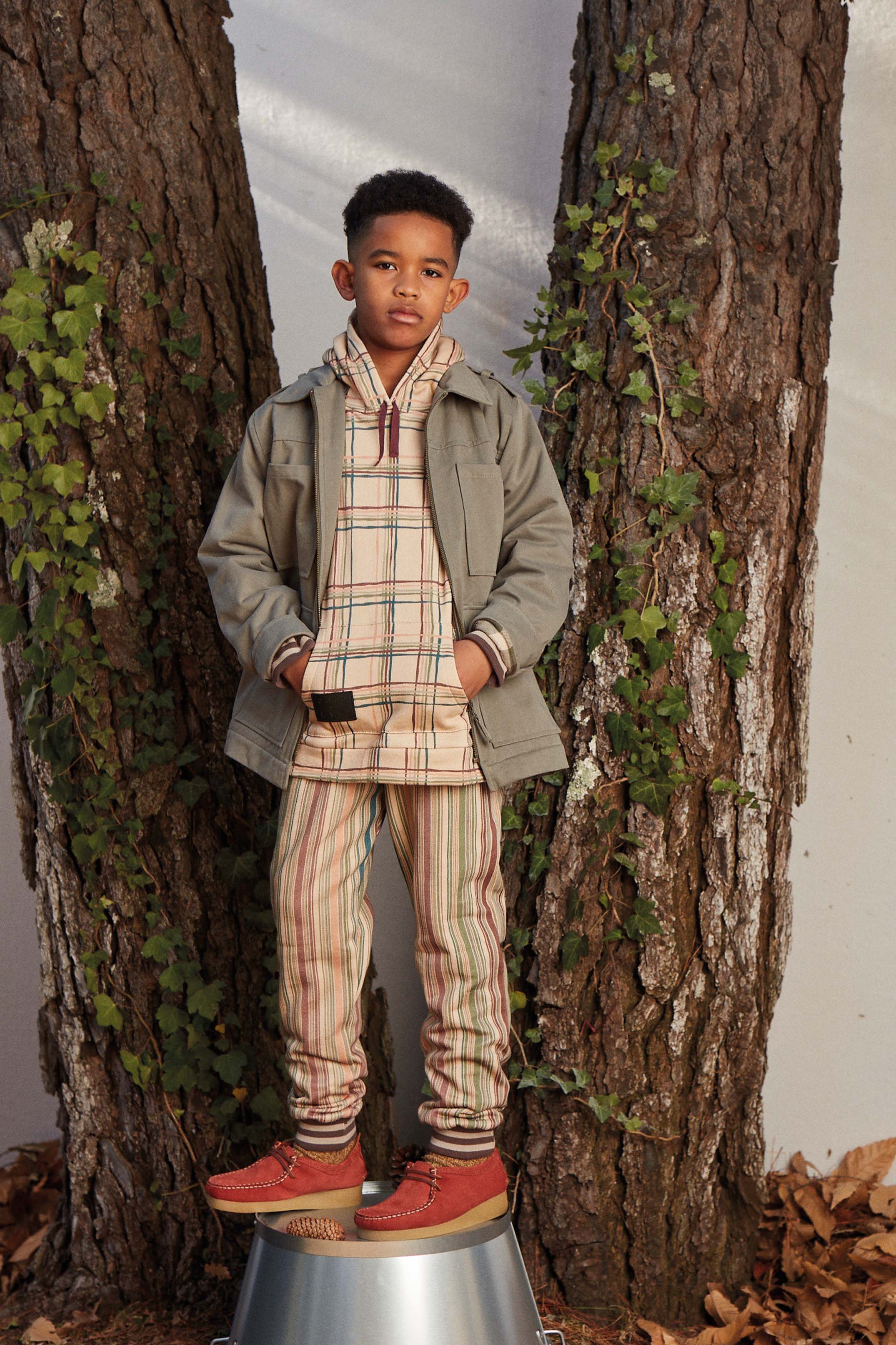 Coco Au Lait CHECK PLUSH SWEATSHIRT Checks AW22