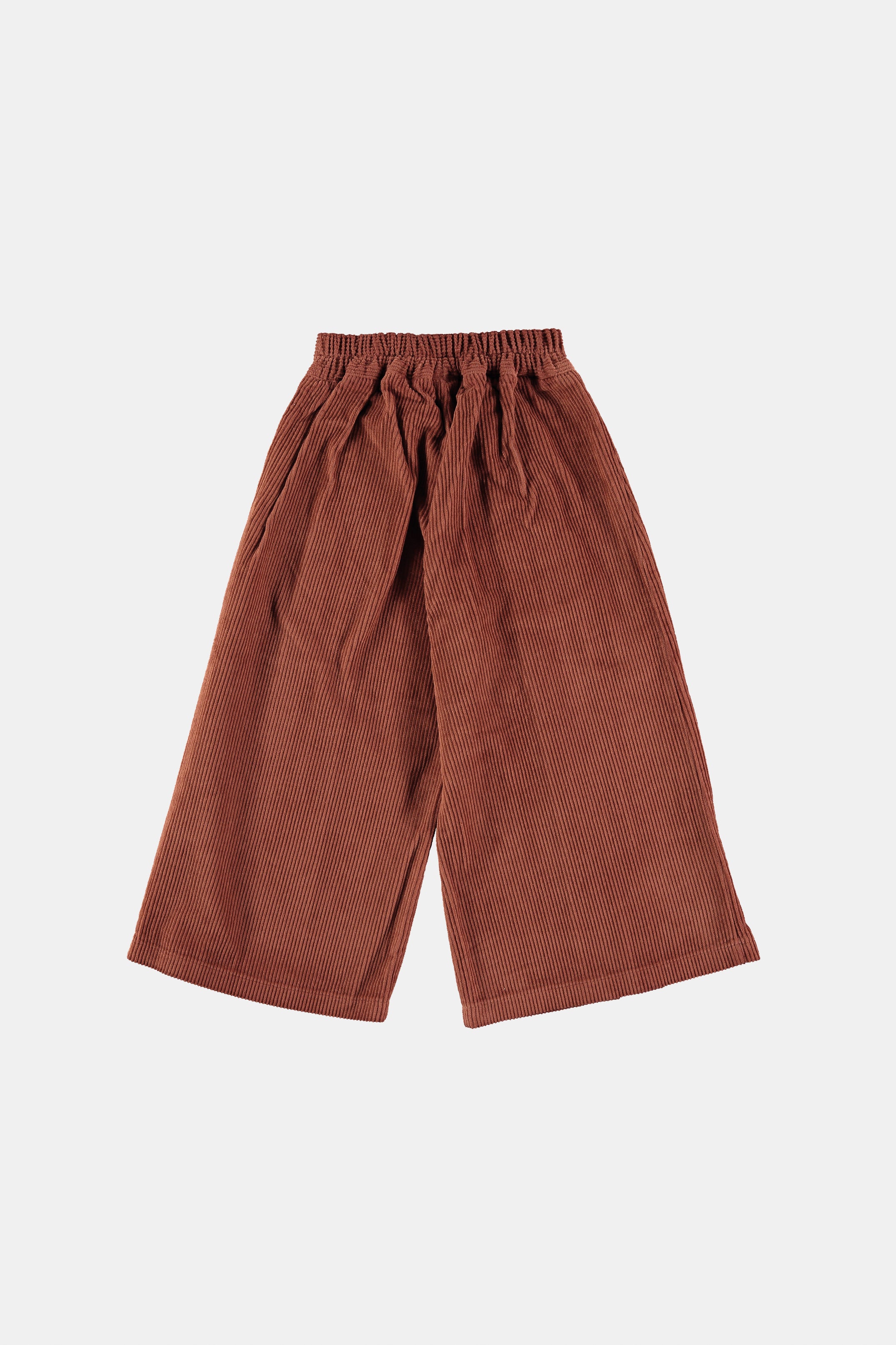 Pantalón de Pana Con Pliegues Brandy