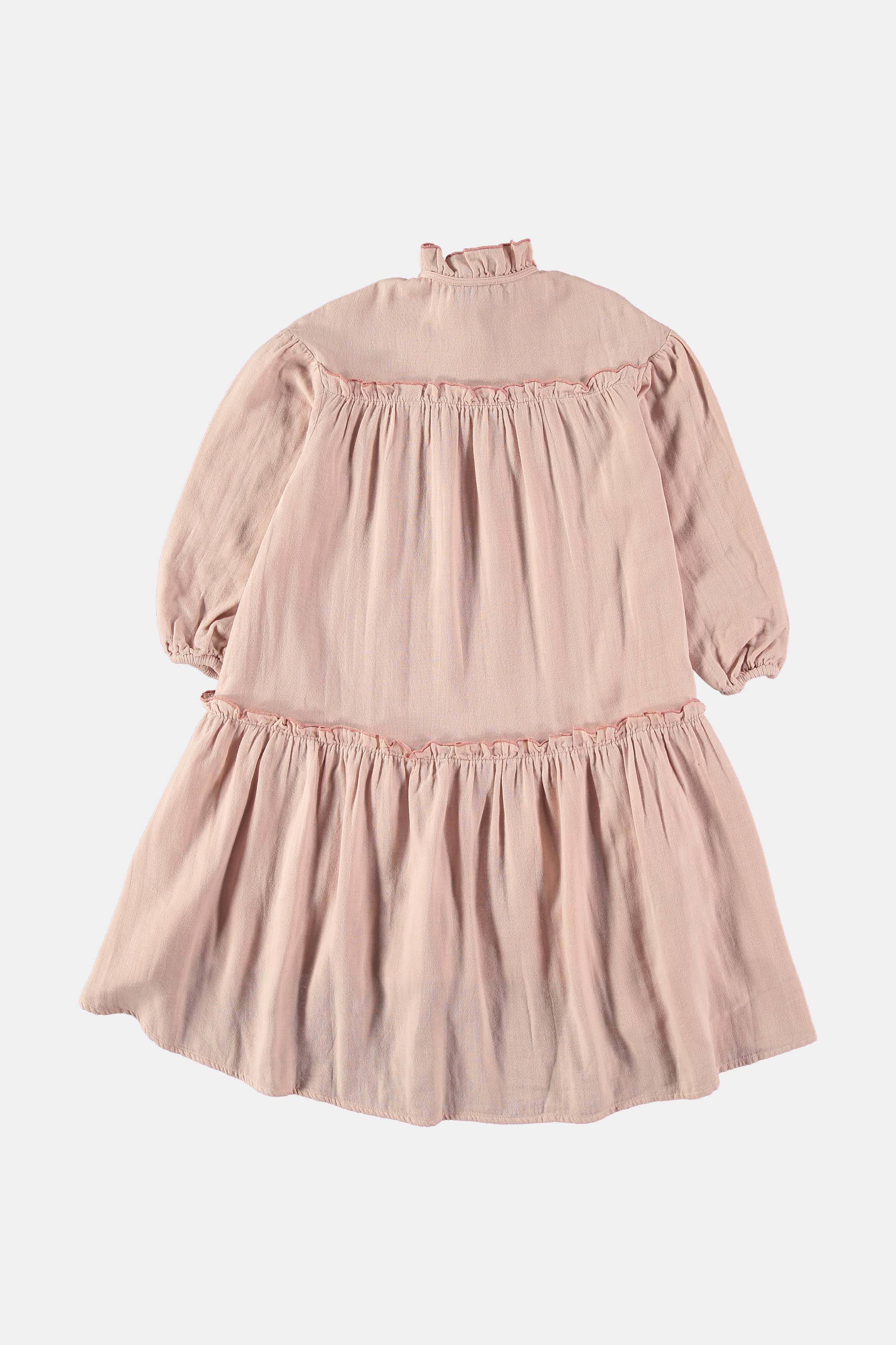 Coco Au Lait EMBROIDERED ROSE SMOKE DRESS Rose Smoke