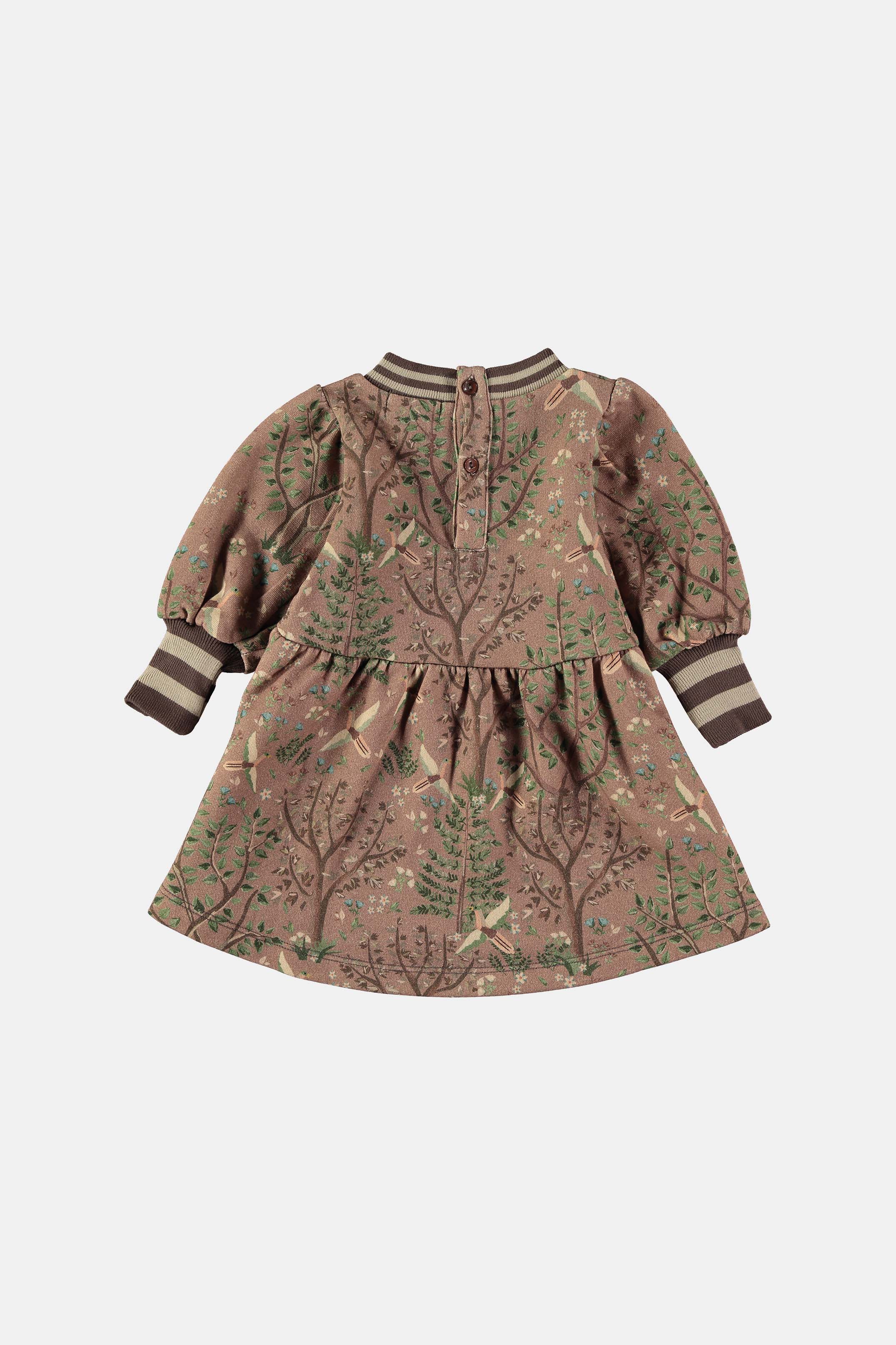 Coco Au Lait INTO THE WOODS PLUSH DRESS Into the woods AOP