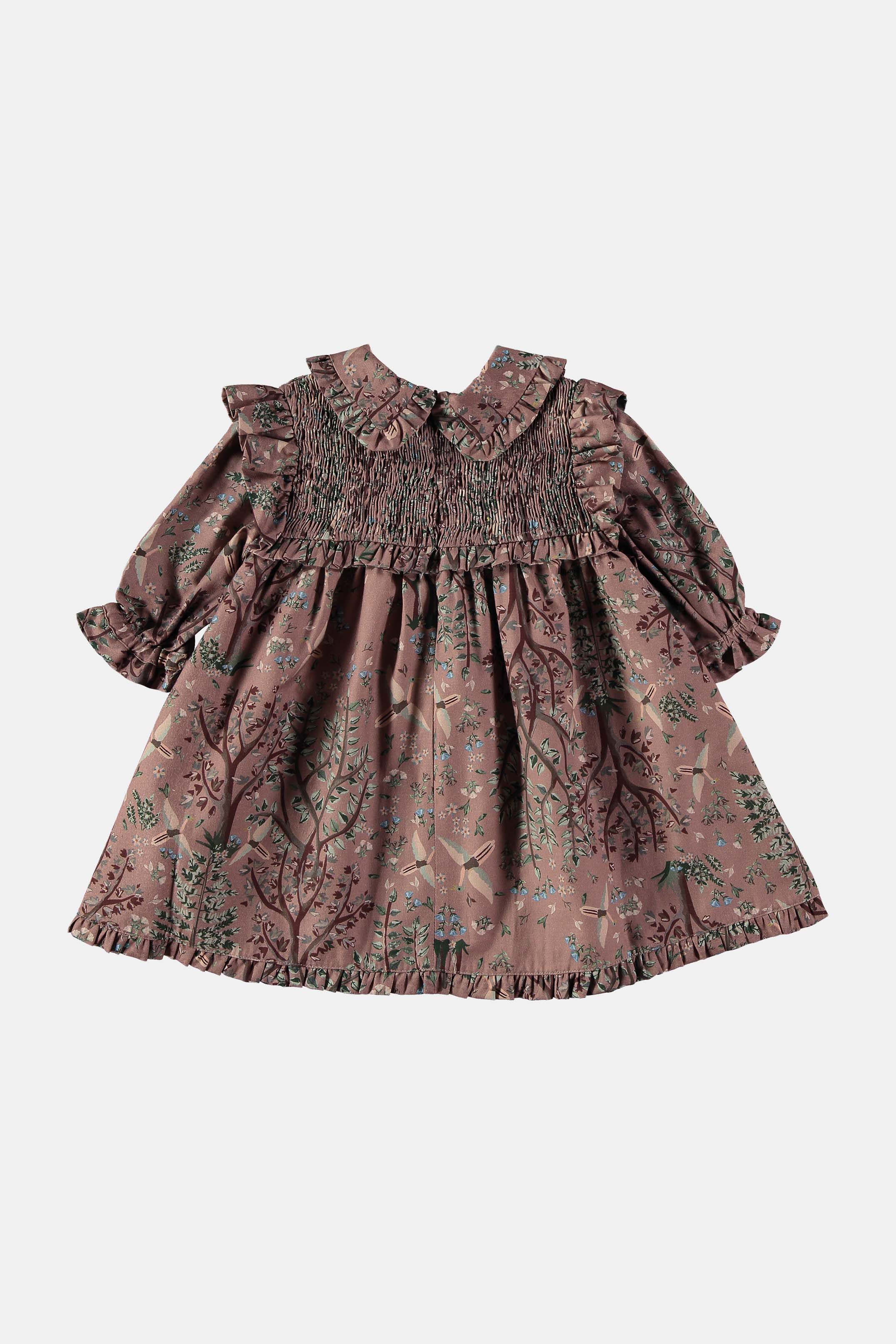 Coco Au Lait INTO THE WOOD BABY DRESS Into the woods AOP