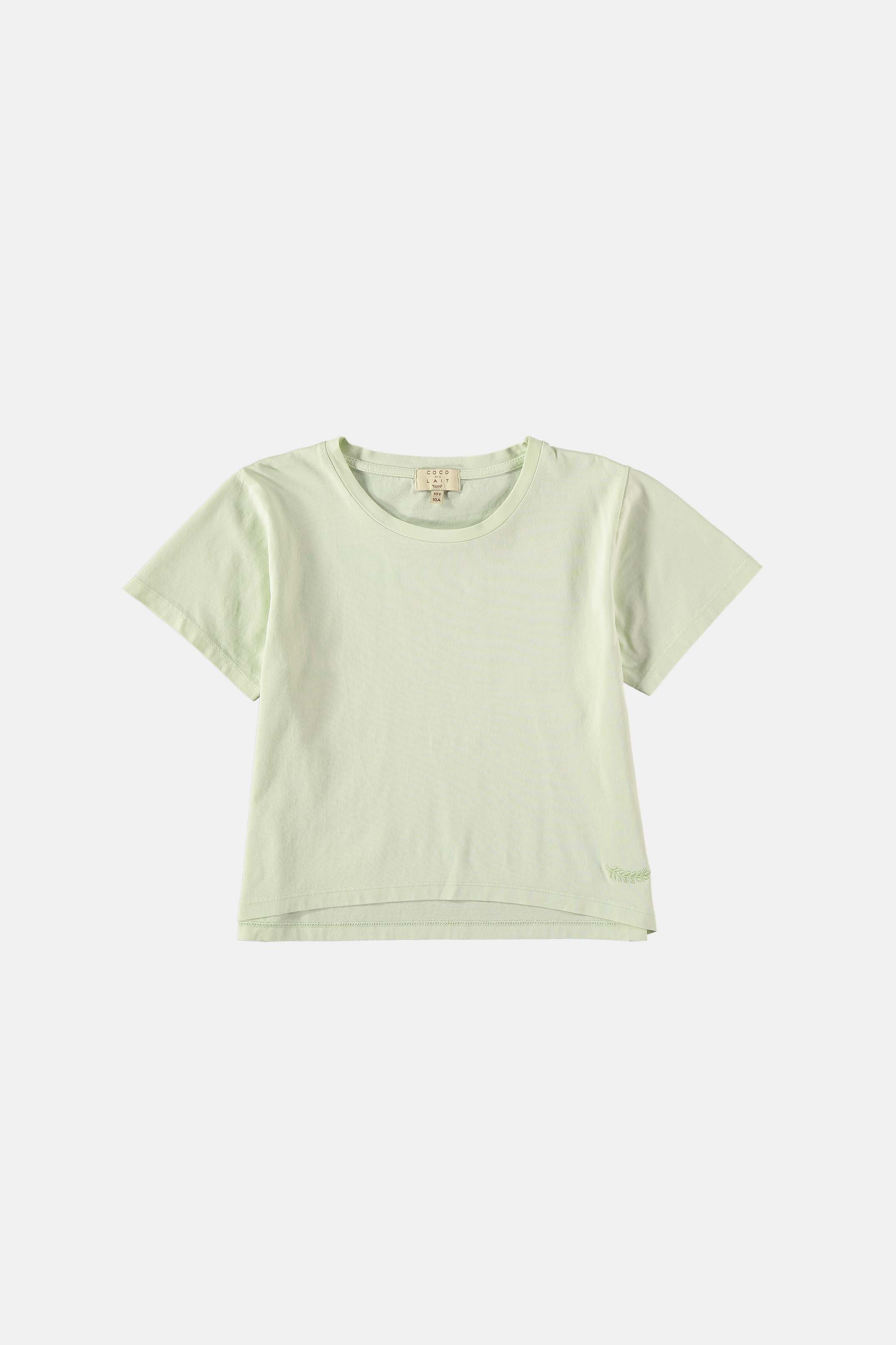 Coco Au Lait LIGHT GREEN CROPPED T-SHIRT  Lavanda