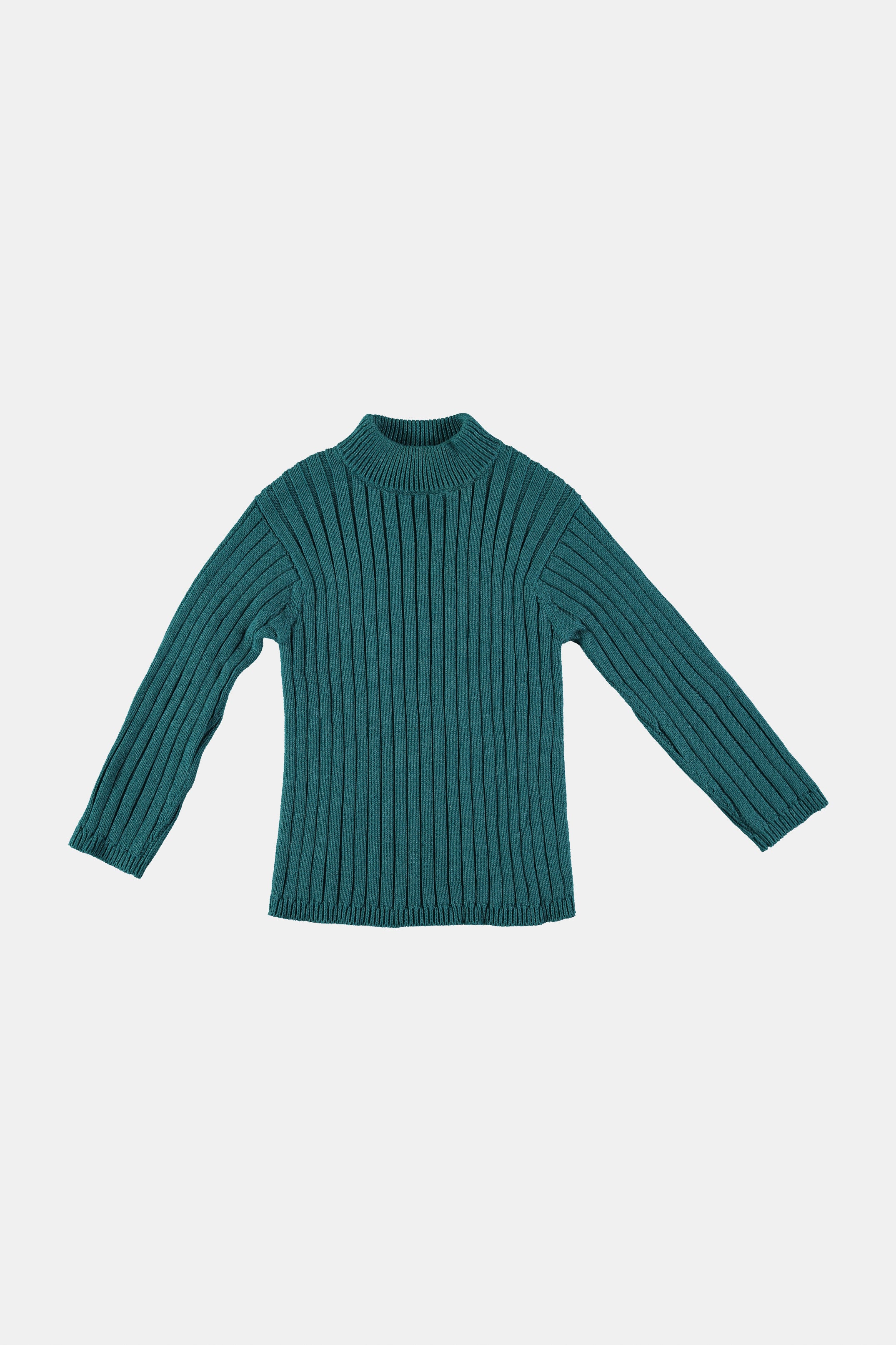 Suéter Canalé Verde Quemado