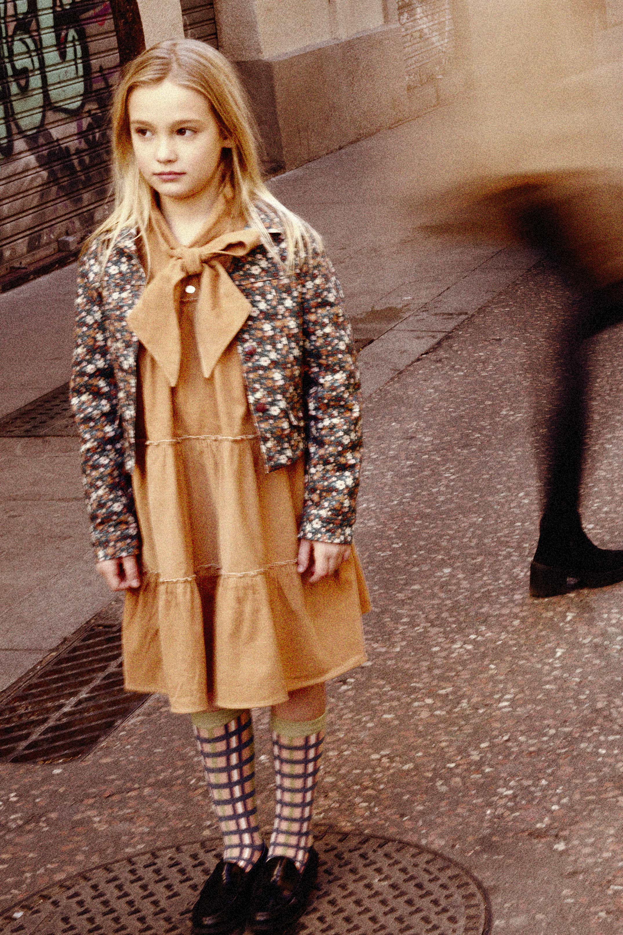 Coco Au Lait Micro-corduroy dress Dress Biscuit AW21