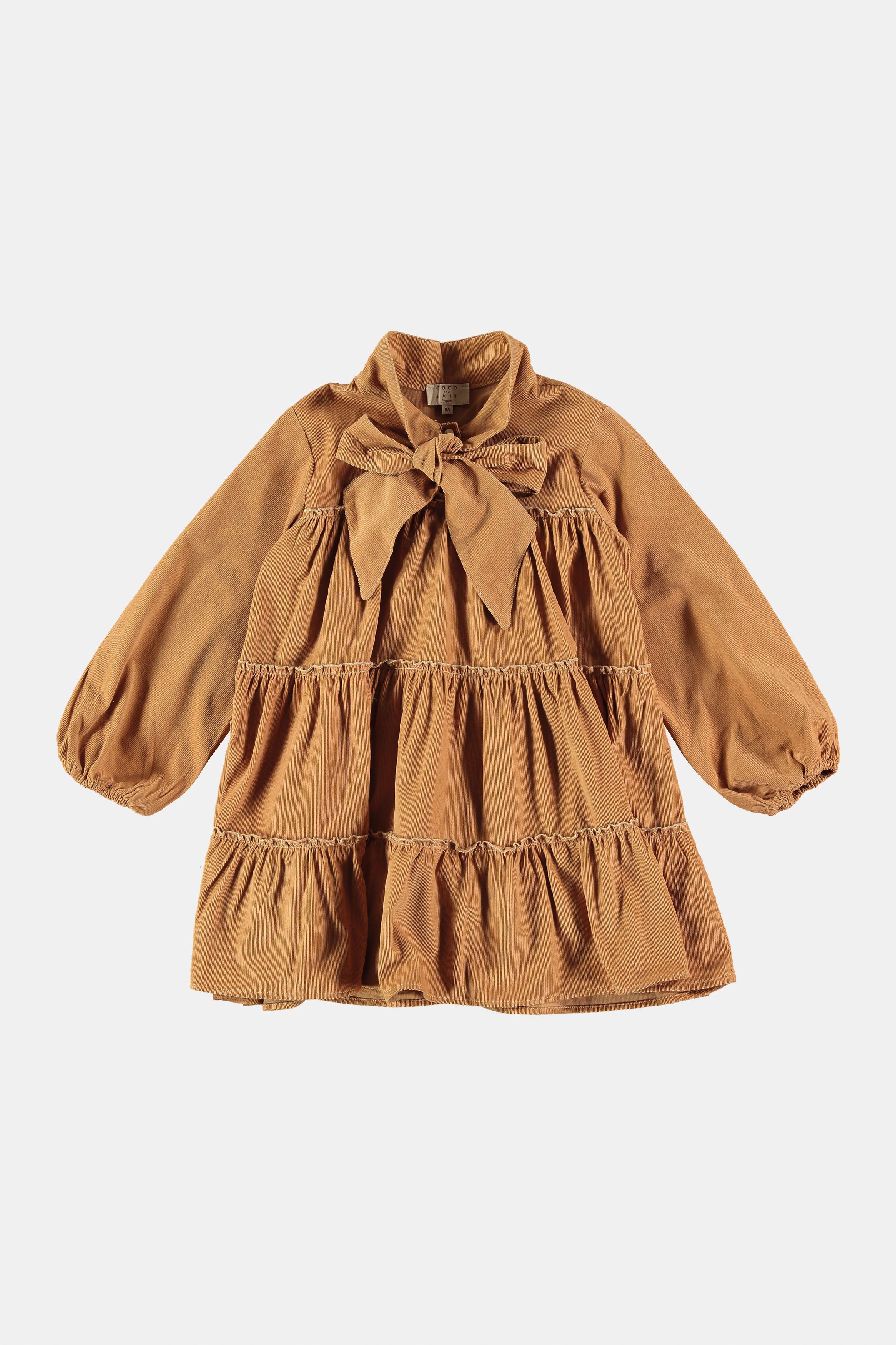 Coco Au Lait Micro-corduroy dress Dress Biscuit AW21