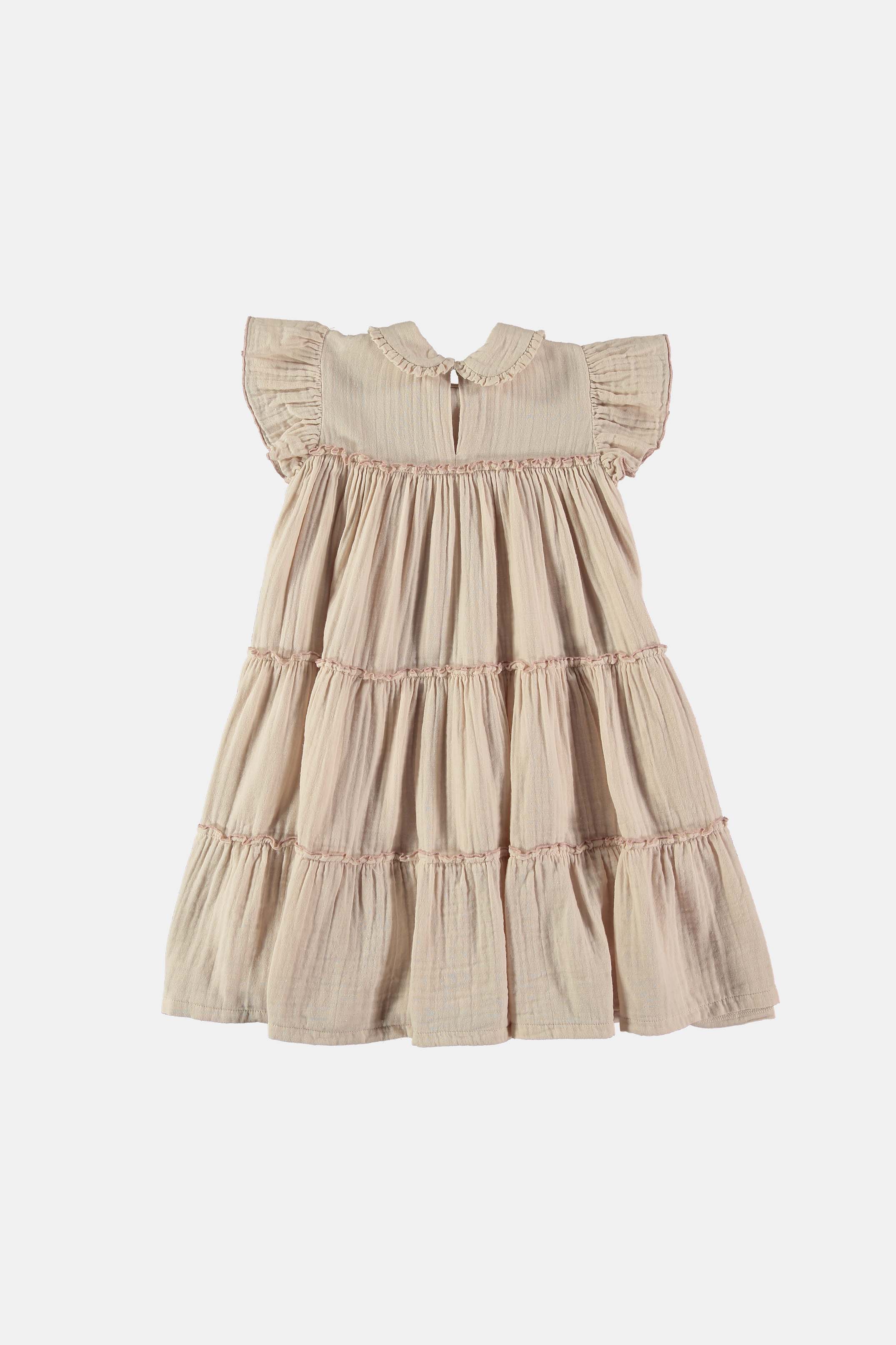 Coco Au Lait PINK BAMBULA EMBROIDERY DRESS  Pink