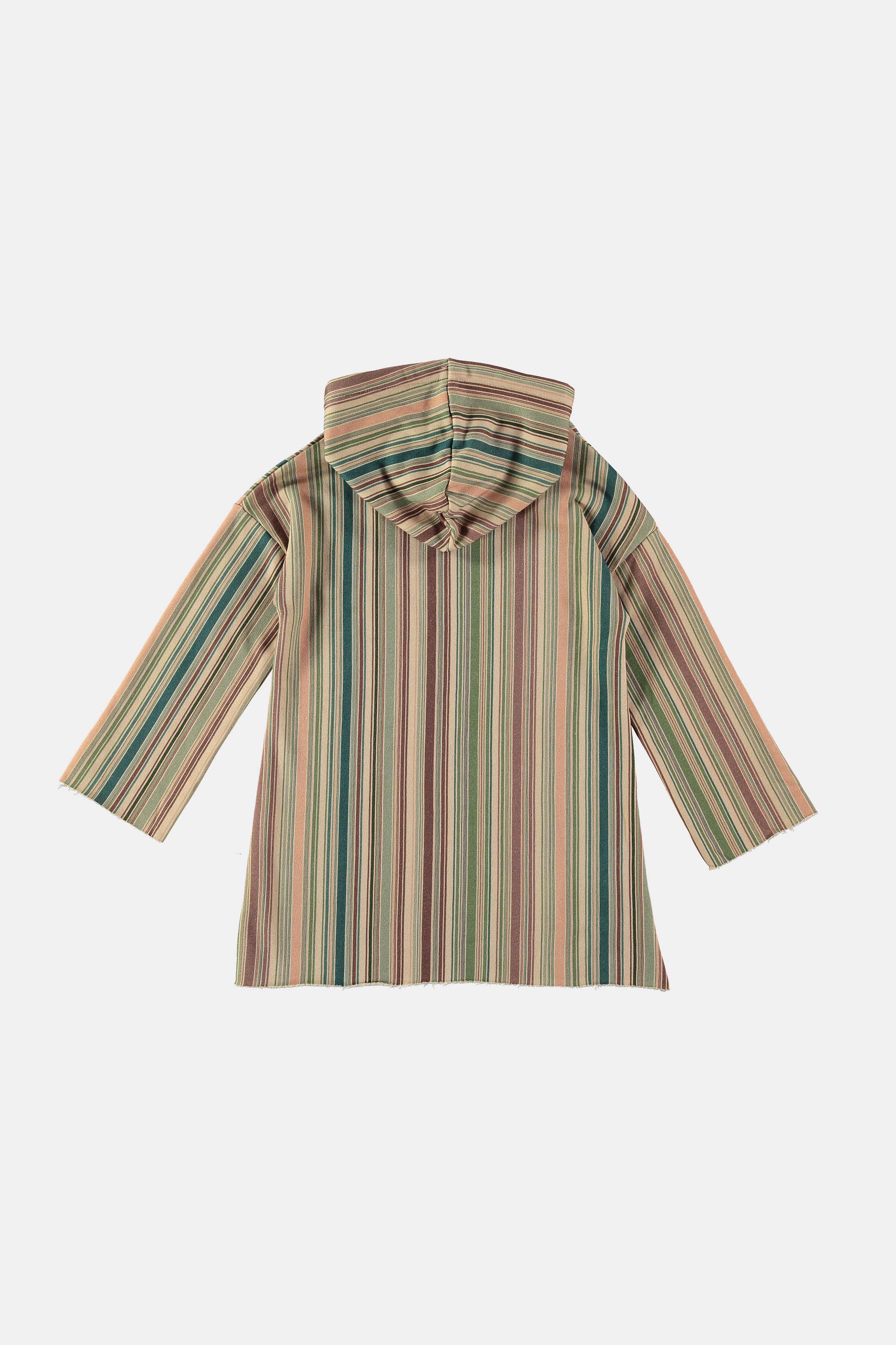 Coco Au Lait STRIPED PLUSH DRESS Stripes AOP