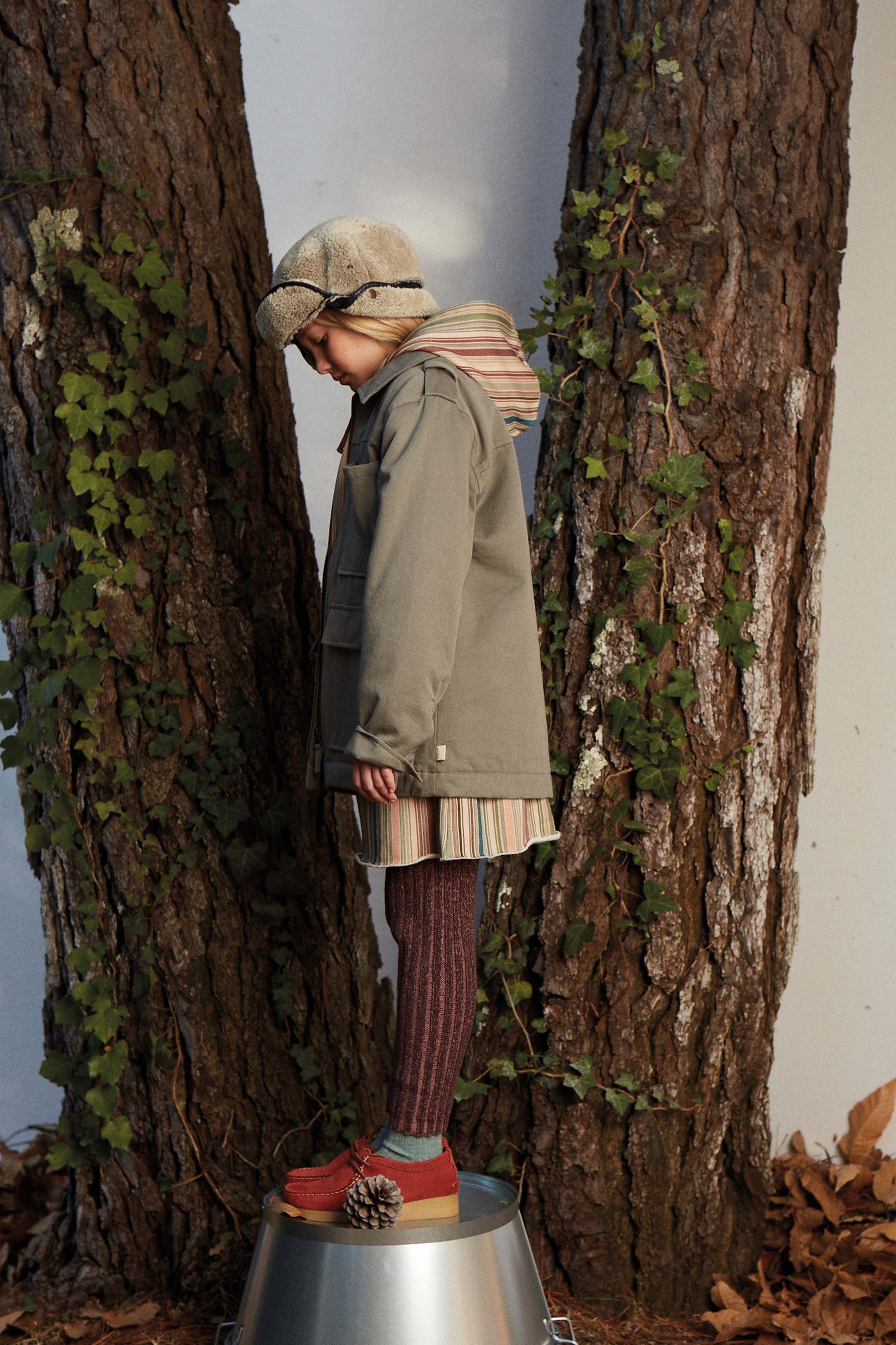 Coco Au Lait STRIPED PLUSH DRESS Stripes AOP