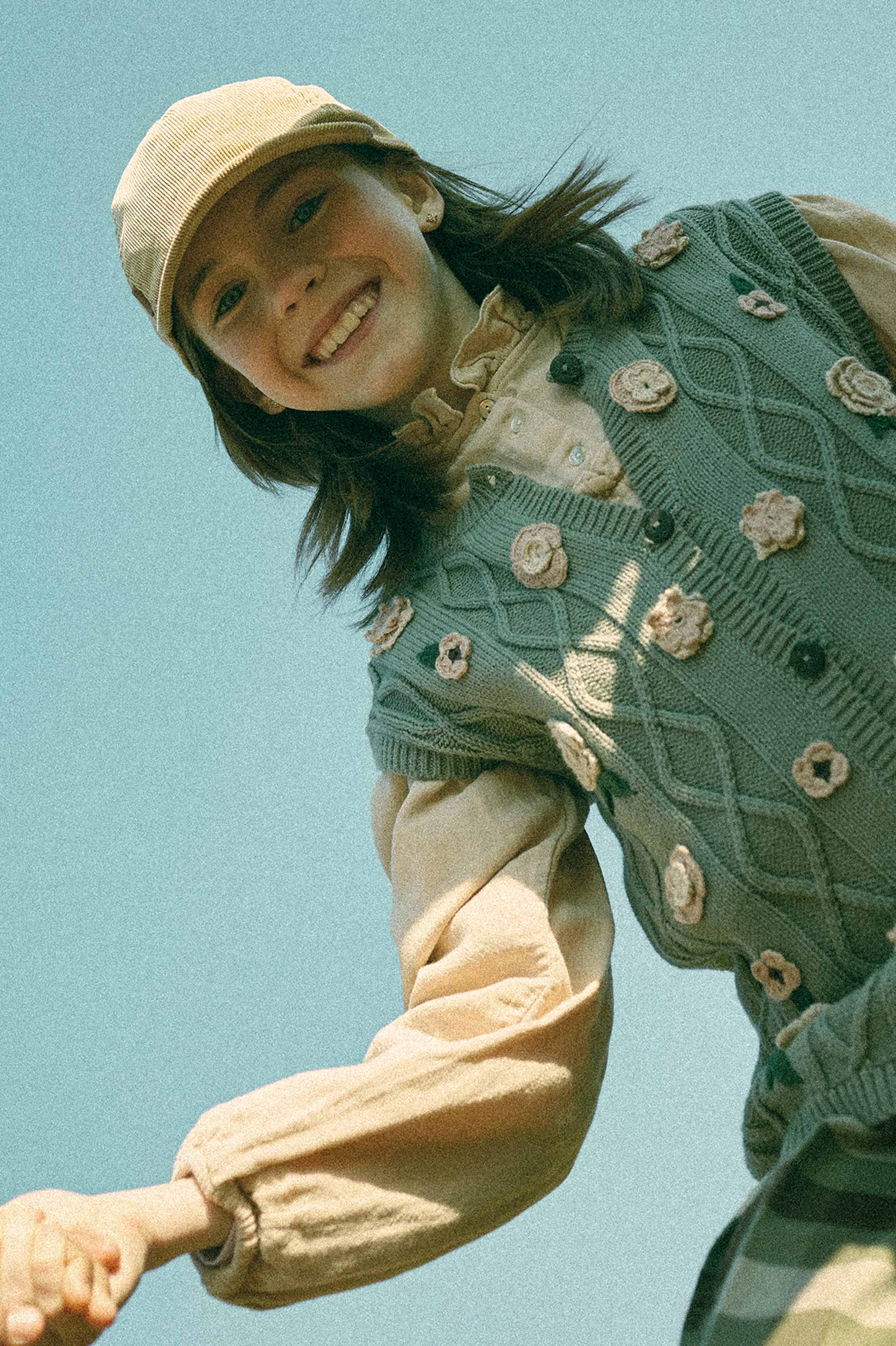 Coco Au Lait VETIVER EMBROIDERED VEST Vetiver